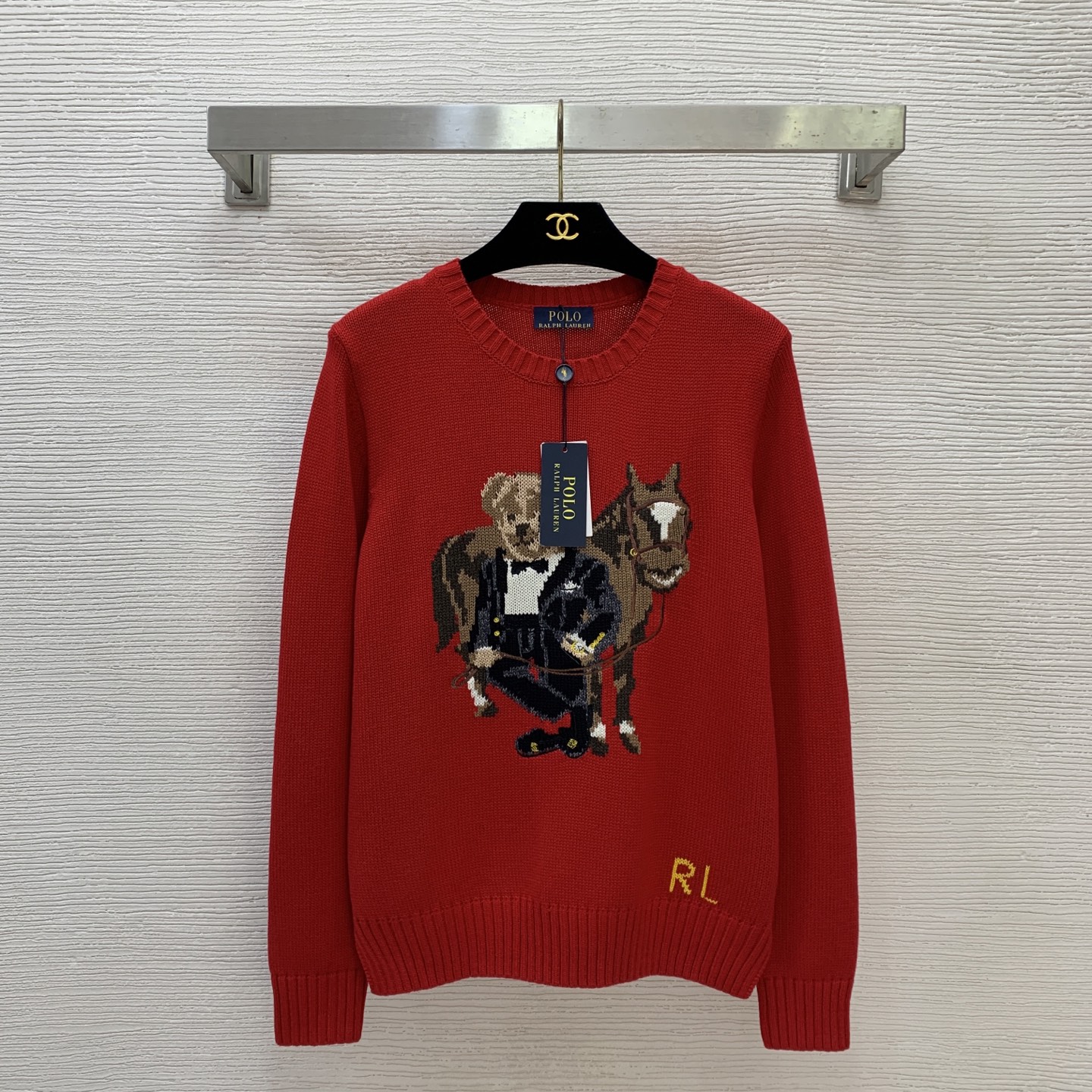 款号D Ralph Laure*拉夫家新款上新🔥马年限定推荐单品✔️礼服帅气小熊牵马图案提花刺绣工艺RL