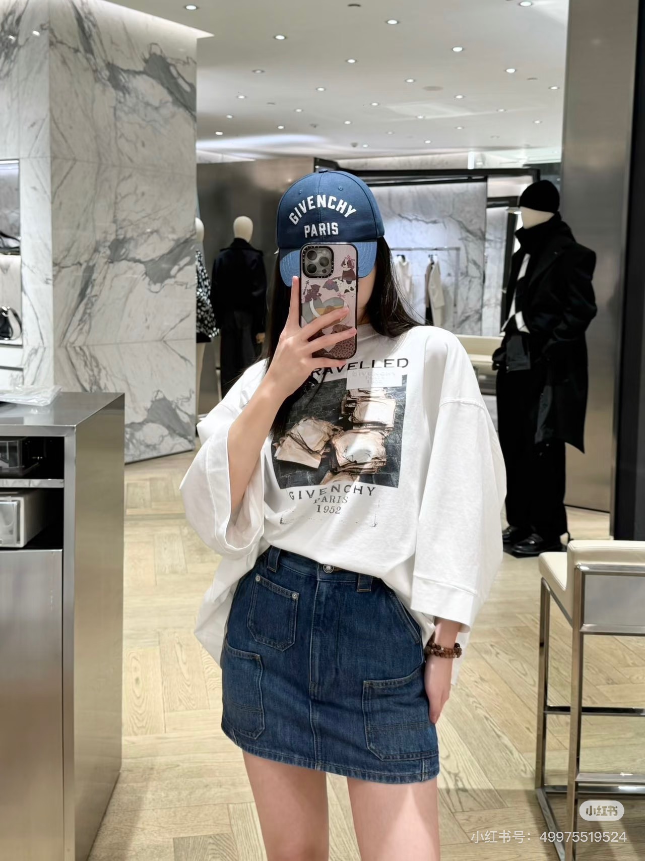 款号G Givench*y纪梵家2026年新款 高端定制洗水牛仔棉面料、字母logo纽扣口袋刺绣徽标装饰