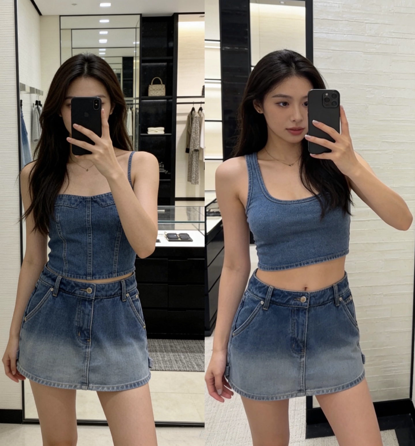 NO:740579,Style No. G26030552 Alexander Wan* Wangjia’s new high-end customized washed gradient denim cotton fabric, with letter logo hardware accessories and leather logo decoration fake two-piece denim shorts skirt!  24.25.26.27.28.29.30 (size 27 waist 70, hip 98, culottes length 31/waist ±2) hair,,alexander wang,skirts,shorts,19860909款号G26030552 Alexander Wan*大王家新款高端定制洗水渐变牛仔棉面料、采用字母logo五金配件皮革徽标装饰假两件牛仔短裤裙！24.25.26.27.28.29.30（27码腰围70,臀围98,裙裤长31/腰围±2）发,,alexander wang,skirts,shorts,,Women's clothing