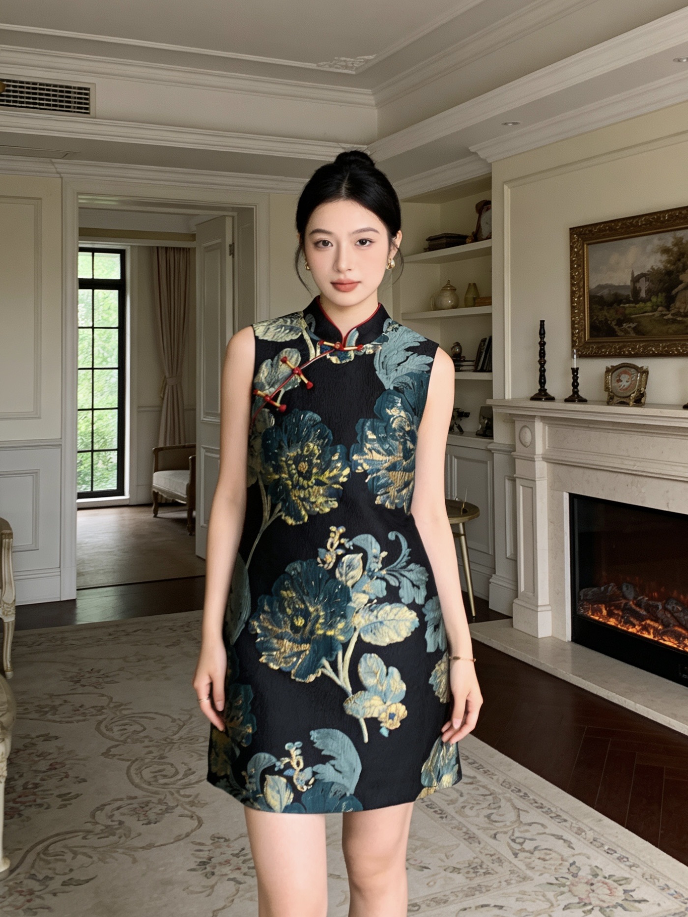 NO:743081,The girl of the highest version on the market inspects the goods, trims the three marks on the threads, pictures of the goods and takes videos. If you want quality and service, please add me on WeChat. We will not accept urgent orders. Style number G26030672 & Dolce & Gabbana DG New. The girl of the highest version on the market inspects the goods, trims the three marks on the threads, pictures of the goods and takes videos. If you want quality and service, add me on WeChat and we will not accept urgent orders. High-end customized jacquard fabrics are crisp and stylish!  The front piece is heavily embroidered with beads and decorated with Chinese-style buckles. Slim-fitting stand-up collar sleeveless cheongsam dress!  (M size bust 88, skirt length 87), Dolce & Gabbana-clothing, Dolce&Gabbana, skirts,19860909市面最高版本小妹验货、修剪线头上三标、货可图及拍视频,要品质要服务的加我微信,不接急单.款号G26030672 &杜嘉班纳DG新市面最高版本小妹验货、修剪线头上三标、货可图及拍视频,要品质要服务的加我微信,不接急单.款 高端定制提花面料版型挺括有型！前片重工绣珠装饰、国风盘扣装饰修身显瘦立领无袖旗袍连衣裙！ （M码胸围88,裙长87）,杜嘉班纳-服装,Dolce&Gabbana,skirts,,Women's clothing