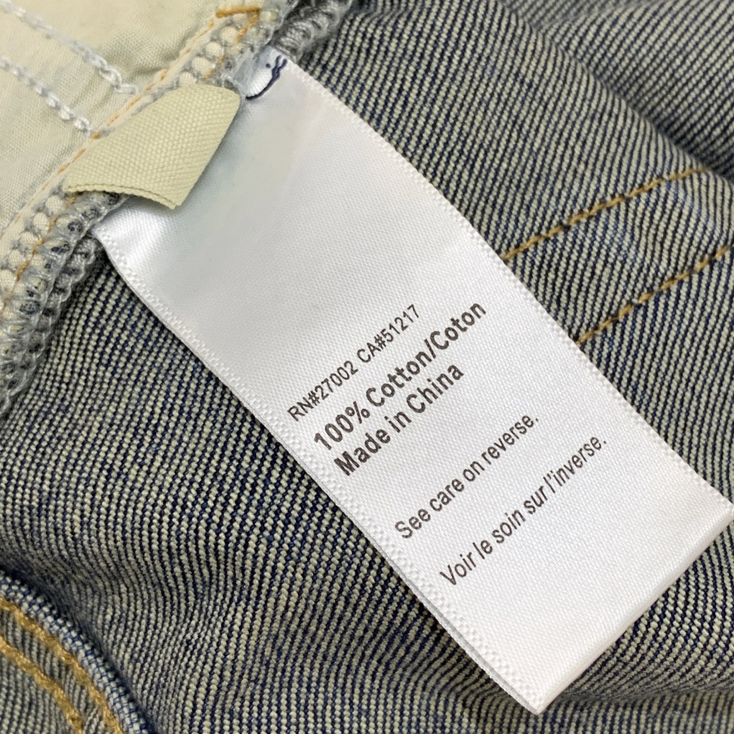 款号G GUCC*新款定制经典马衔扣金属配件腰间皮革徽标装饰时尚百搭直筒牛仔裤！24-25-26-27-