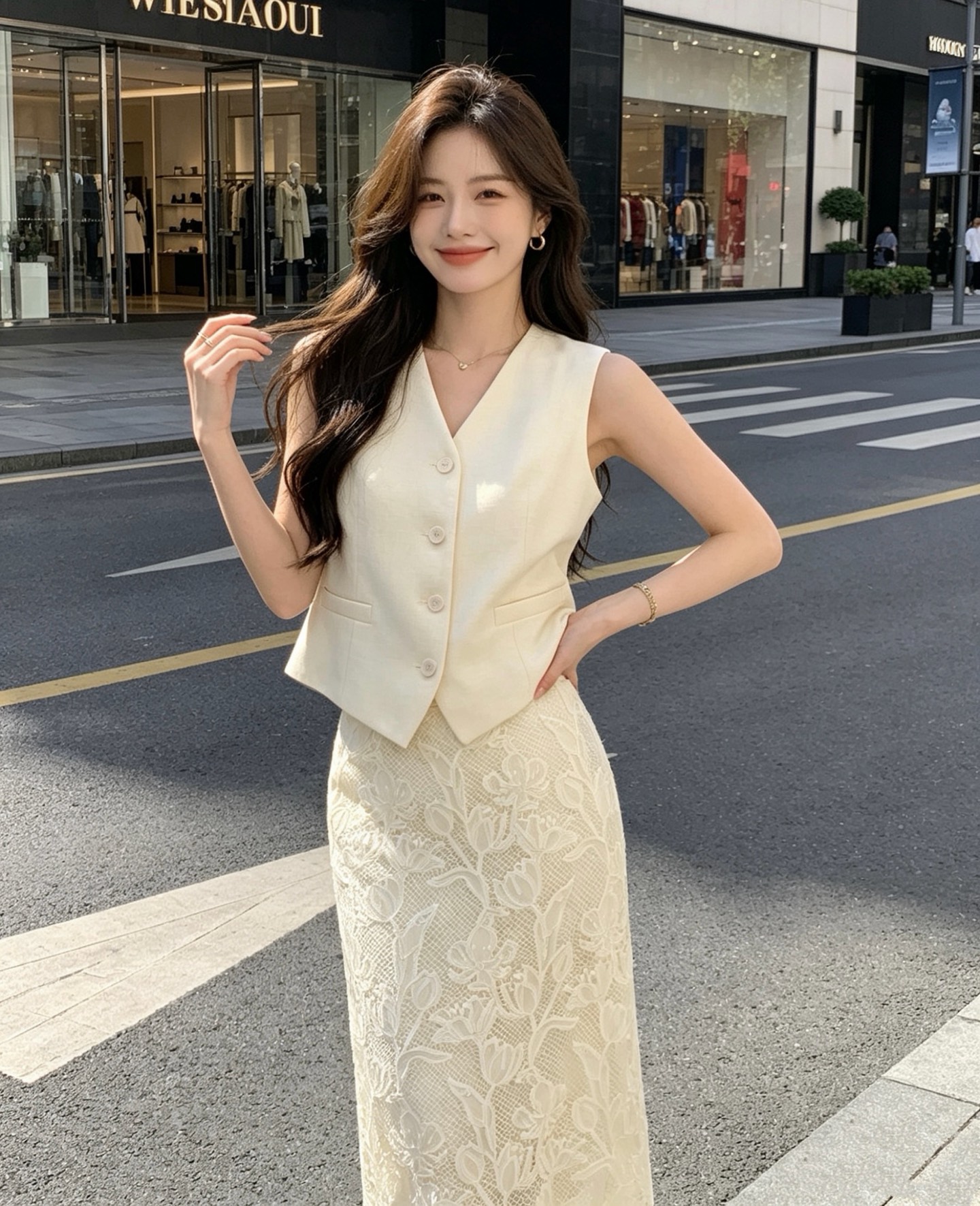 NO:823286,The highest version on the market, the girl inspects the goods, trims the three marks on the threads, pictures of the goods and takes videos. If you want quality and service, add me on WeChat. We do not accept urgent orders. Model number G26050425  High-end customized two-piece set made of selected Tencel linen fabric, breathable and comfortable, with light luxury and ladylike style!  Single-breasted placket with hollow back and spliced ​​slim-fit vest top. The highest version on the market. The girl inspects the goods, trims the three marks on the threads, takes pictures of the goods and takes videos. If you want quality and service, please add me on WeChat. We will not accept urgent orders. This skirt!  White, light yellow, (S size bust 88, mid-back length 45; waist 68, hips 88, skirt length 75), women's clothing, skirts,19860909市面最高版本小妹验货、修剪线头上三标、货可图及拍视频,要品质要服务的加我微信,不接急单.款号G26050425 Self-Portrai*夏季新市面最高版本小妹验货、修剪线头上三标、货可图及拍视频,要品质要服务的加我微信,不接急单.款 高端定制精选天丝亚麻面料透气舒适、轻奢名媛风气质两件套！单排扣门襟后背镂空拼接修身马甲上衣高腰显瘦长市面最高版本小妹验货、修剪线头上三标、货可图及拍视频,要品质要服务的加我微信,不接急单.款半身裙！白色、浅黄、 （S码胸围88,后中长45；腰围68,臀围88,裙长75）,女装,skirts,,Women's clothing