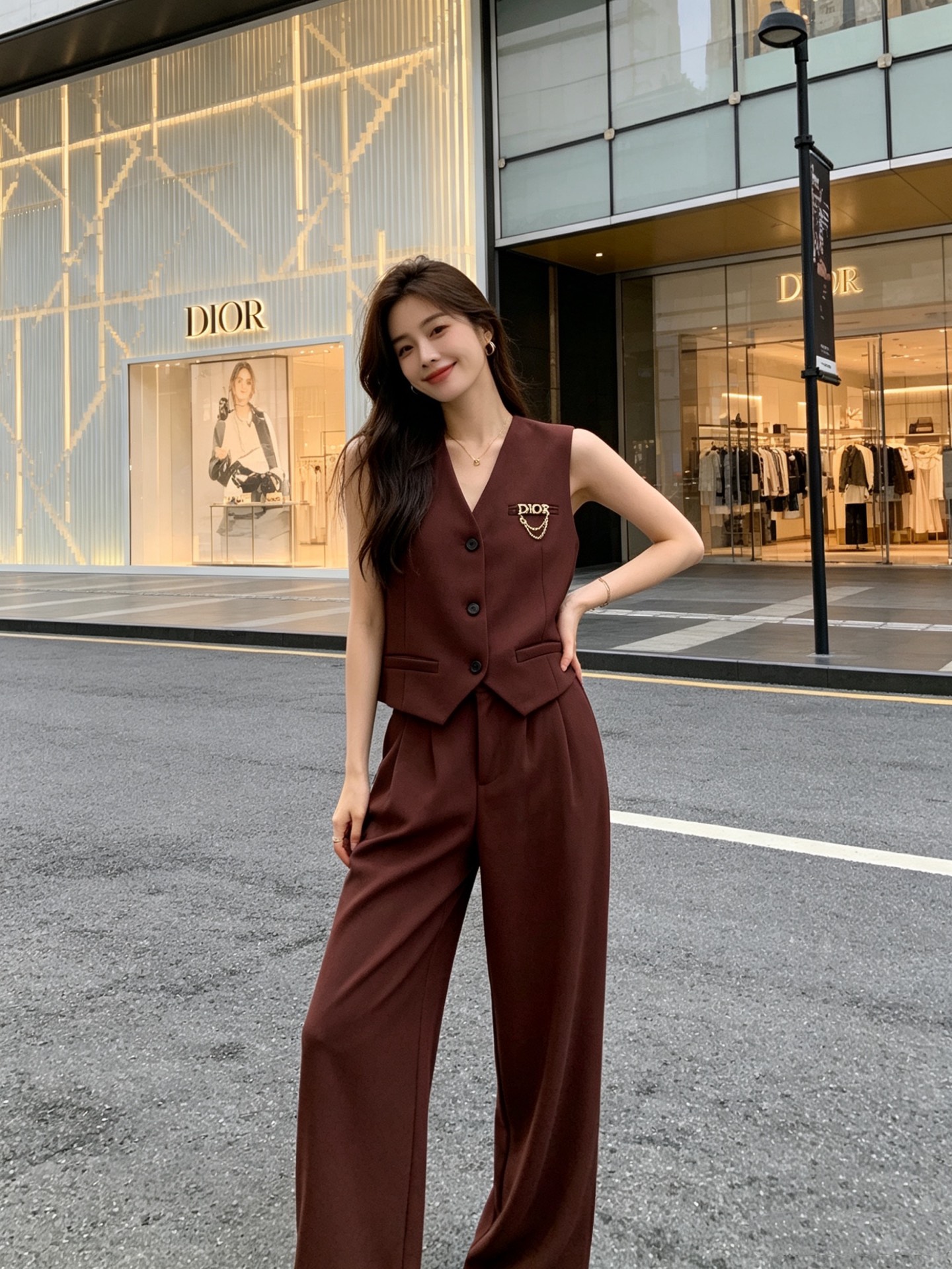 NO:825053,The girl of the highest version on the market inspects the goods, trims the three marks on the threads, pictures of the goods and takes videos. If you want quality and service, please add me on WeChat. We will not accept urgent orders. Model No. G26050624 Dio* The latest version of the latest version of Dio on the market, the girl will inspect the goods, trim the three marks on the threads, show pictures of the goods and take videos. If you want quality and service, please add me on WeChat and we will not accept urgent orders. High-end customized single-breasted placket V-neck slim vest top comes with a brooch!  Burgundy, gray blue, black, khaki, (M size bust 94, back length 46) vest, Dior-clothing, dior, dior, brooch, breastpin,19860909市面最高版本小妹验货、修剪线头上三标、货可图及拍视频,要品质要服务的加我微信,不接急单.款号G26050624 Dio*新市面最高版本小妹验货、修剪线头上三标、货可图及拍视频,要品质要服务的加我微信,不接急单.款高端定制单排扣门襟V领修身马甲上衣赠送胸针！酒红、灰蓝、黑色、卡其、 （M码胸围94,后中长46）马甲,迪奥-服装,dior,dior,brooch，breastpin,,Women's clothing