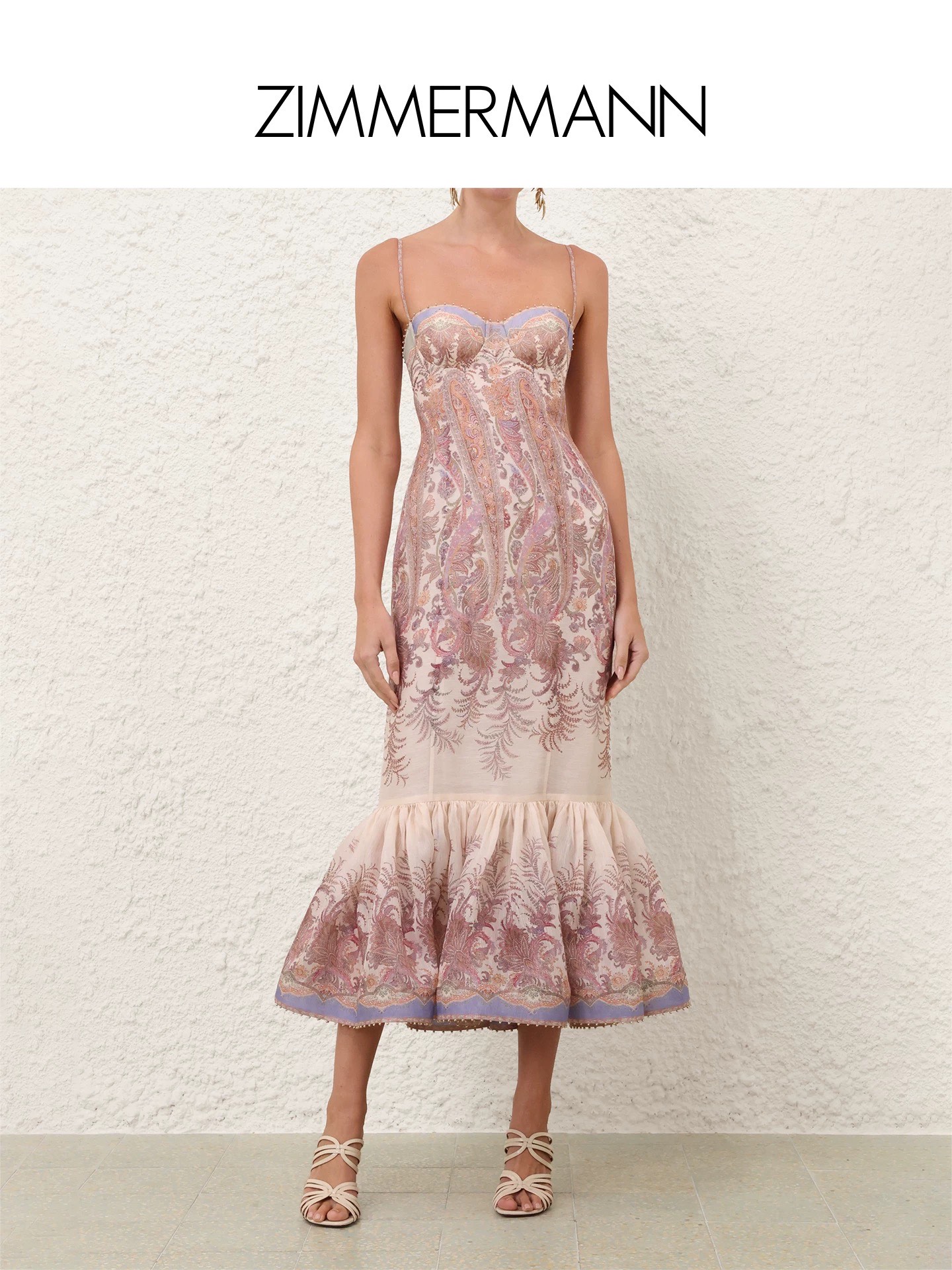 NO:823210,The highest version on the market, the girl inspects the goods, trims the three marks on the threads, pictures the goods and takes videos. If you want quality or service, please add me on WeChat. We will not accept urgent orders. Style number G26050947 ZIMMERMAN* Zimmerman Australian brand high-end customized fashion retro print contrasting purple bandeau cup cover ruffled splicing skirt hem slimming mermaid♀ suspender fishtail dress long skirt!  1.2.3.4/SMLXL (M size bust 80~88, elastic back, waist 72, skirt length 112 excluding shoulder straps), Zimmerman-clothing, skirts,19860909市面最高版本小妹验货、修剪线头上三标、货可图及拍视频,要品质要服务的加我微信,不接急单.款号G26050947 ZIMMERMAN*兹默曼澳洲品牌高端定制时尚复古印花撞紫色抹胸式杯罩荷叶边拼接裙摆修身显瘦美人鱼♀吊带鱼尾连衣裙长裙！1.2.3.4/SMLXL（M码胸围80～88后背打揽弹力,腰围72,裙长112不含肩带）,兹默曼-服装,skirts,,Women's clothing