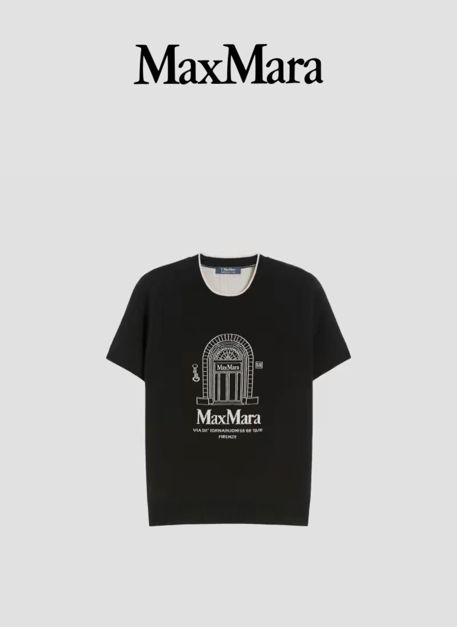 NO:824899,The highest version of the girl on the market will inspect the goods, trim the three marks on the threads, and ship the goods. If you want quality and service, please add me on WeChat. We will not accept urgent orders. Model No. G26051135 MaxMar*a. The highest version on the market in summer. The girl will inspect the goods, trim the three marks on the threads, and ship the goods. You can send pictures and videos if you want quality and service. Add me on WeChat. We will not accept urgent orders. High-end custom-made sheep wool yarn fabric is soft and skin-friendly!  Slim-fitting round neck pullover short-sleeved sweater top with jacquard letter logo arch pattern on the chest!  Beige, black, (L size bust 92, sleeve length 22, dress length 56), Maxmara-clothing, T-shirt,19860909市面最高版本小妹验货、修剪线头上三标、发货可发图及拍视频,要品质要服务的加我微信,不接急单.款号G26051135 MaxMar*a夏季新市面最高版本小妹验货、修剪线头上三标、发货可发图及拍视频,要品质要服务的加我微信,不接急单.款 高端定制绵羊毛纱线面料柔软亲肤！胸前字母logo拱门图案提花修身显瘦圆领套头短袖针织衫上衣！米杏色、黑色、（L码胸围92,袖长22,衣长56）,麦丝玛拉-服装,T-shirt,,Women's clothing