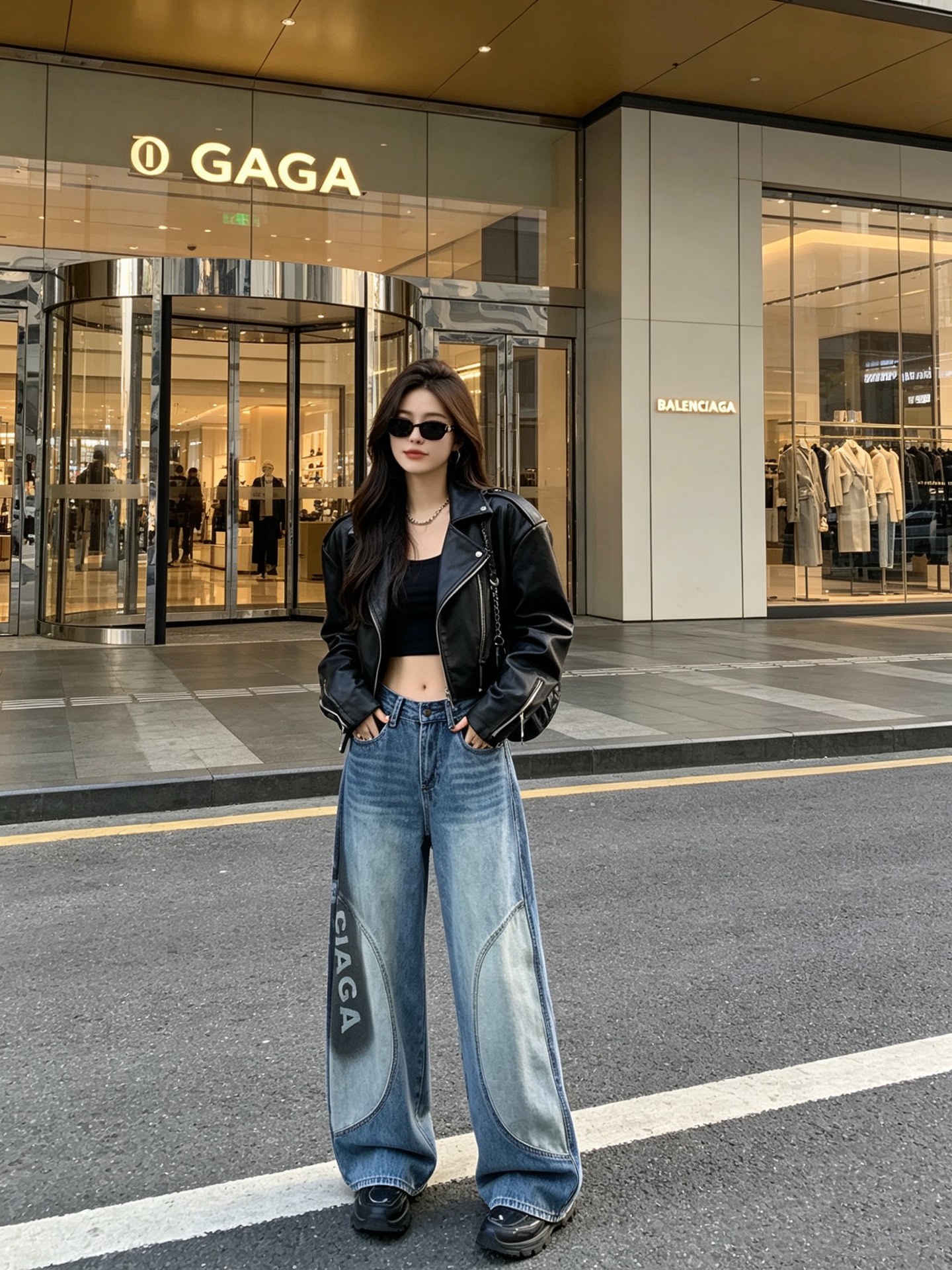 NO:852749,The girl with the highest version on the market inspects the goods, trims the three marks on the threads, and delivers the goods. You can send pictures and take videos. If you want quality and service, please add me on WeChat. We will not accept urgent orders. Model number G26052064 BALENCIAC*A. The highest version of the new Parisian girl on the market inspects the goods, trims the three marks on the threads, and delivers the goods. You can send pictures and take videos. If you want quality and service, add me on WeChat. We do not accept urgent orders.  High-end customized washed denim cotton, contrasting color stitching with letter logo graffiti, loose, fashionable, cool and handsome scimitar pants and wide-leg jeans!  (M size waist 70 non-elastic, hip 106, pants length 107), Balenciaga-clothing, balenciaga, balenciaga, balenciaga, jeans,19860909市面最高版本小妹验货、修剪线头上三标、发货可发图及拍视频,要品质要服务的加我微信,不接急单.款号G26052064 BALENCIAC*A巴黎家新市面最高版本小妹验货、修剪线头上三标、发货可发图及拍视频,要品质要服务的加我微信,不接急单.款 高端定制洗水牛仔棉、撞色拼接字母logo涂鸦宽松时尚酷帅弯刀裤阔腿牛仔裤！（M码腰围70无弹力,臀围106,裤长107）,巴黎世家-服装,balenciaga,balenciaga,balenciaga,jeans,,Women's clothing