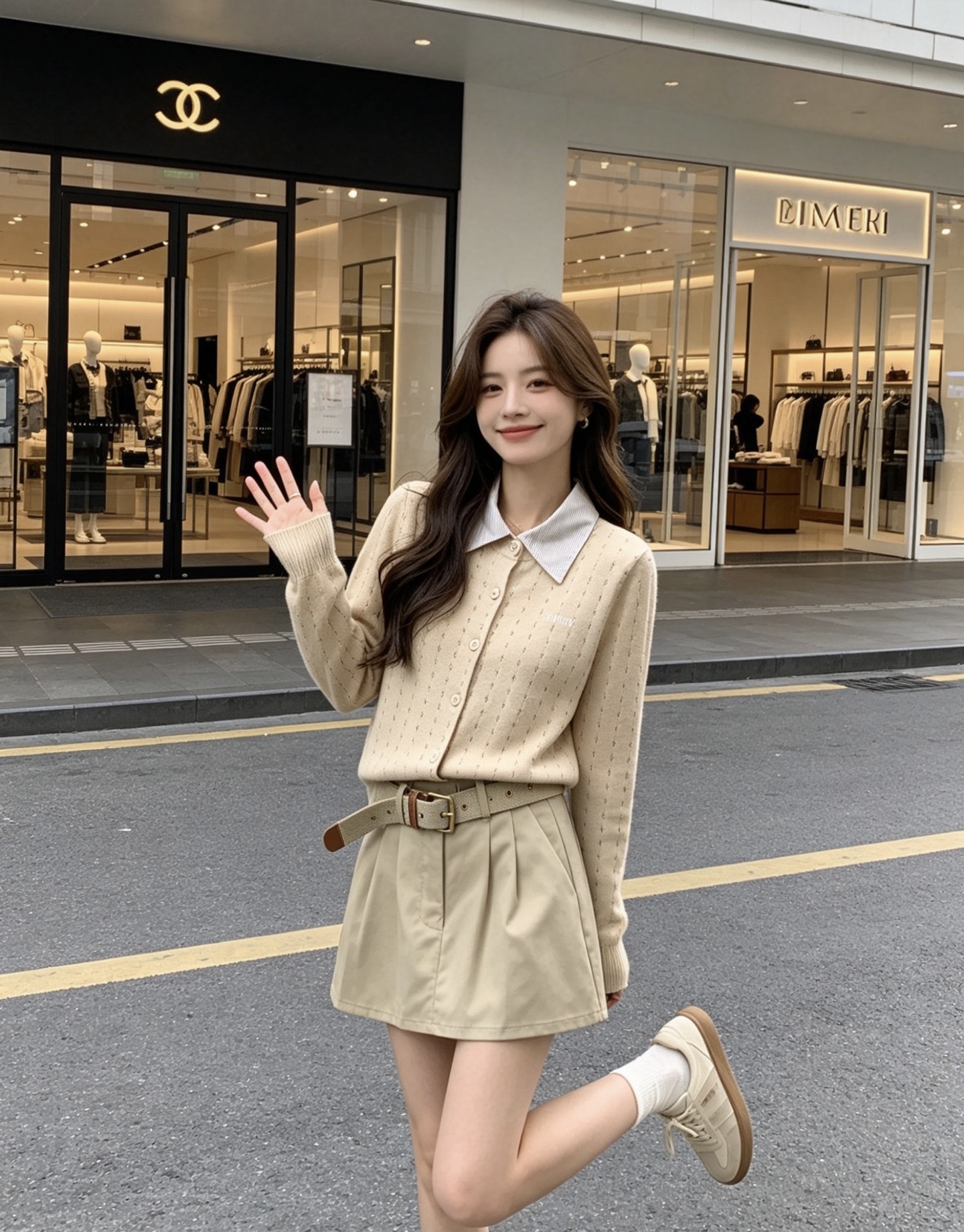 NO:852757,The highest version of the girl on the market inspects the goods, trims the three marks on the threads, and delivers the goods. You can send pictures and take videos. If you want quality and service, add me on WeChat. We will not accept urgent orders. Model No. G26052038 MIUMIU Miaojia  High-end customized wool yarn fabric, hollow see-through letter logo badge, detachable striped collar, button placket, long-sleeved knitted cardigan top!  (M size bust 88, sleeve length 61, dress length 58), Miu Miu-clothing, miumiu,19860909市面最高版本小妹验货、修剪线头上三标、发货可发图及拍视频,要品质要服务的加我微信,不接急单.款号G26052038 MIUMIU缪家新市面最高版本小妹验货、修剪线头上三标、发货可发图及拍视频,要品质要服务的加我微信,不接急单.款 高端定制羊毛纱线面料、镂空透视字母logo胸章可拆卸条纹领系扣门襟长袖针织开衫上衣！（M码胸围88,袖长61,衣长58）,缪缪-服装,miumiu,,Women's clothing