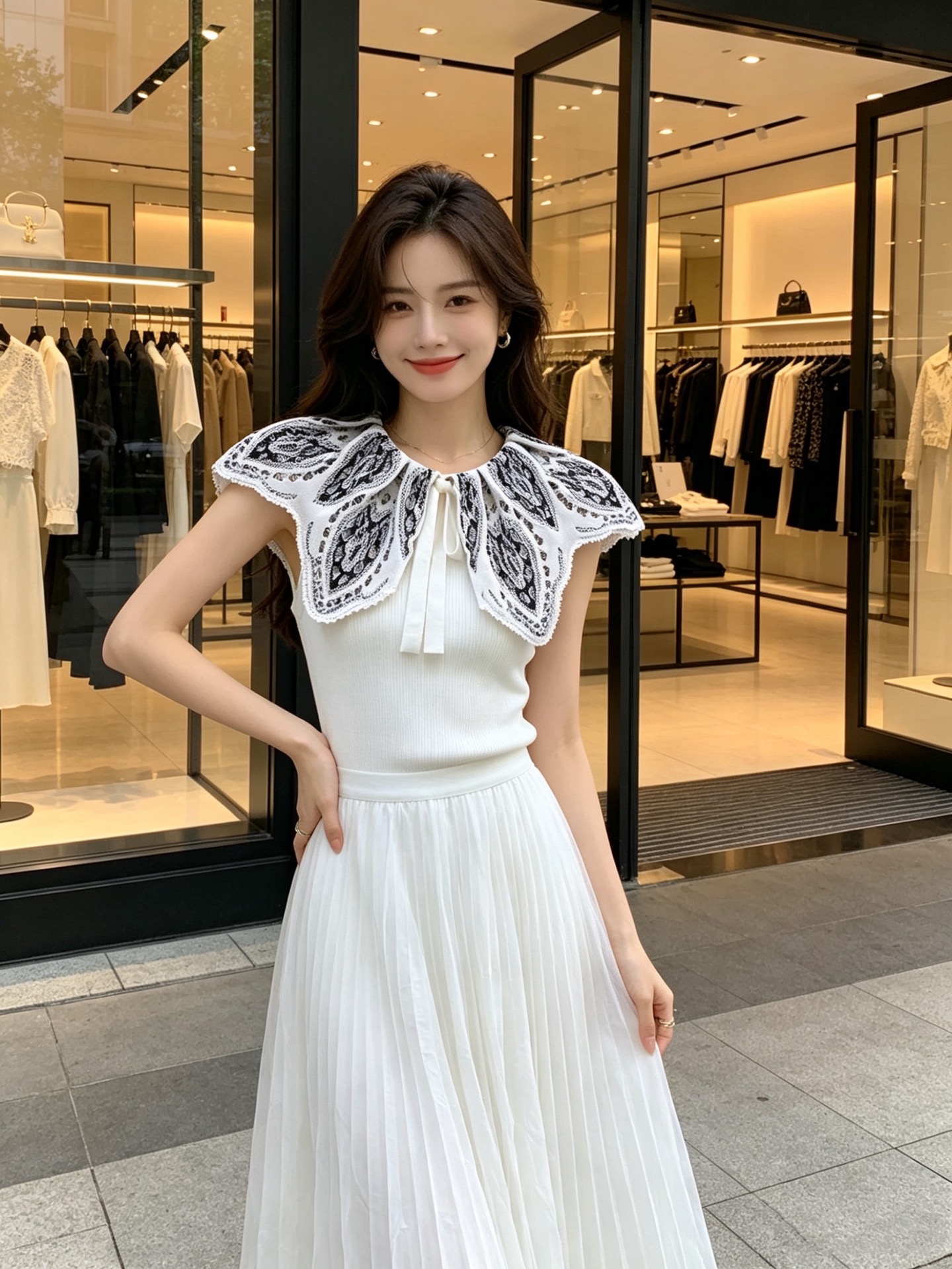 NO:857069,The highest version of the girl on the market will inspect the goods, trim the three marks on the threads, and ship the goods. You can send pictures and take videos. If you want quality and service, add me on WeChat. We will not accept urgent orders. Model No. G26052279 Dio* The new highest version on the market. The girl will inspect the goods, trim the three marks on the threads, and ship the goods. You can send pictures and take videos of it. If you want quality and service, please add me on WeChat. We will not accept urgent orders. High-end customization  Peacock feather petal collar tie-up bow decoration slim fit sleeveless knitted vest top!  36-38-40 (size 38 bust 50, length 56), Dior-clothing, dior, dior,19860909市面最高版本小妹验货、修剪线头上三标、发货可发图及拍视频,要品质要服务的加我微信,不接急单.款号G26052279 Dio*新市面最高版本小妹验货、修剪线头上三标、发货可发图及拍视频,要品质要服务的加我微信,不接急单.款高端定制 孔雀羽毛花瓣领系带蝴蝶结装饰修身显瘦无袖针织背心上衣！36-38-40（38码胸围50,衣长56）,迪奥-服装,dior,dior,,Women's clothing