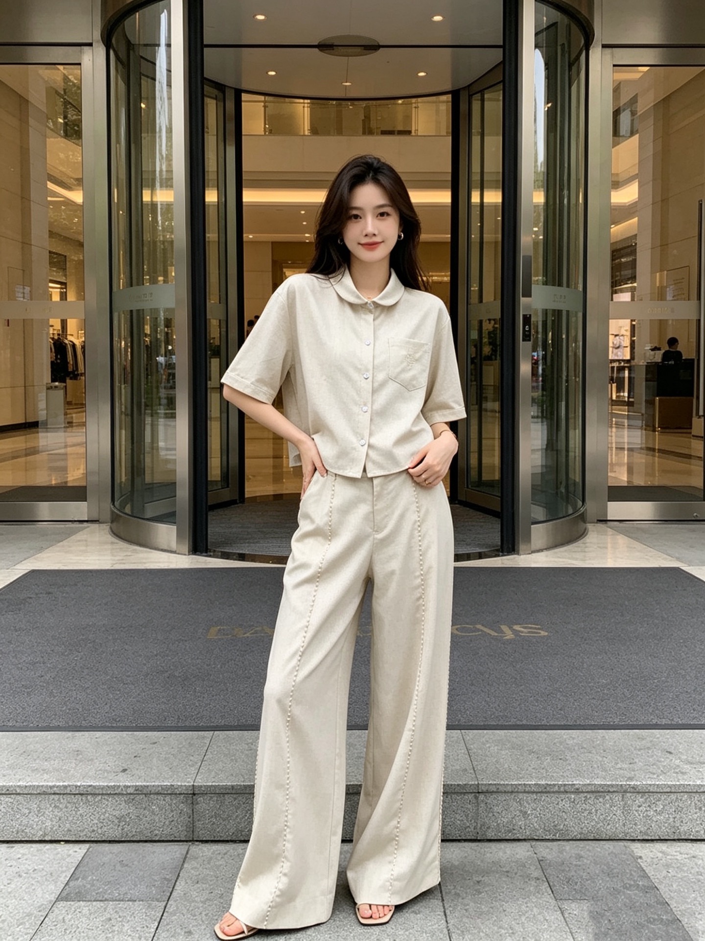 NO:858935,The highest version on the market. The girl will inspect the goods, trim the three marks on the threads, and ship the goods. If you want quality or service, please add me on WeChat. We will not accept urgent orders. Model No. D26052646 Loro  Pian*a, the new and highest version on the market, has a little girl who inspects the goods, trims the three marks on the threads, and delivers the goods. You can send pictures and take videos. If you want quality and service, add me on WeChat. We will not accept urgent orders. LP, the new and highest version on the market, has a little girl who inspects the goods, trims the three marks on the threads, and ships the goods. If you want quality and service, please add me on WeChat, but we do not accept urgent orders. Customized old-money style linen cotton temperament and fashionable two-piece suit!  Breast pocket logo embroidered shorts, the highest version on the market, my little girl inspects the goods, trims the three marks on the threads, and sends pictures and videos before delivery. If you want quality or service, please add me on WeChat. I will not accept urgent orders. Loose lapel shirt, zipper fly, elastic waist at the back, loose wide-leg pants!  Apricot, white, (M size shoulder width 46, bust 110, sleeve length 25, dress length 48; waist 66 ~ 82 back elastic, hip 104, pants length 103), women's clothing, loro piana, loro piana,19860909市面最高版本小妹验货、修剪线头上三标、发货可发图及拍视频,要品质要服务的加我微信,不接急单.款号D26052646 Loro Pian*a新市面最高版本小妹验货、修剪线头上三标、发货可发图及拍视频,要品质要服务的加我微信,不接急单.款LP新市面最高版本小妹验货、修剪线头上三标、发货可发图及拍视频,要品质要服务的加我微信,不接急单.款定制老钱风亚麻棉气质时尚两件套装！胸前口袋徽标刺绣小短市面最高版本小妹验货、修剪线头上三标、发货可发图及拍视频,要品质要服务的加我微信,不接急单.款宽松翻领衬衣拉链门襟后背松紧腰宽松阔腿裤长裤！杏色、白色、（M码肩宽46,胸围110,袖长25,衣长48；腰围66～82后背弹力,臀围104,裤长103）,女装,loro piana,loro piana,,Women's clothing