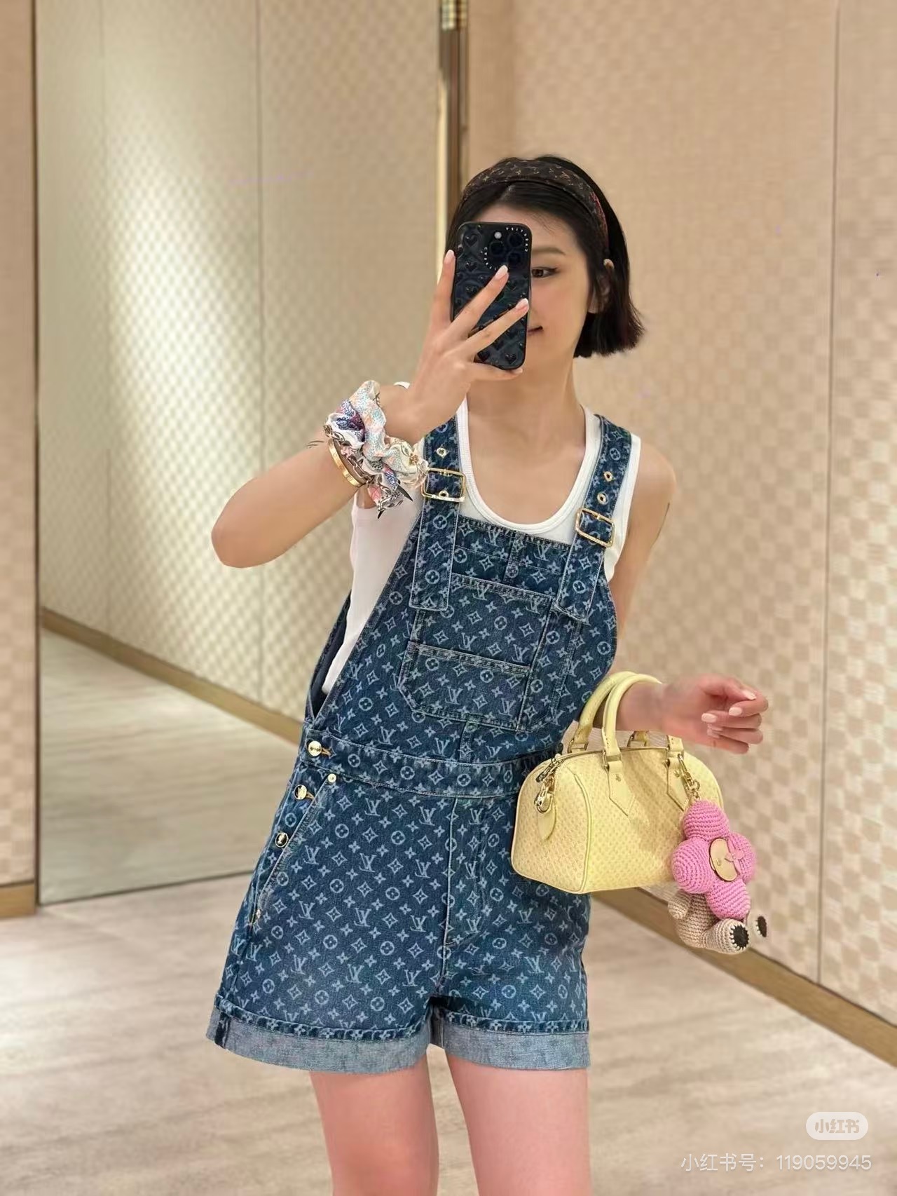 NO:870056,No. G26060538 LOUIS*Lvjia LV new high-end customized washed denim cotton old pattern laser burnt printed fabric, using engraved letter logo hardware accessories, loose and versatile, playful and age-reducing overalls and denim shorts!  (M size waist 82, hips 104, total pants length 84, shortest buckle),Louis Vuitton-clothing,louis vuitton,louis vuitton,louis vuitton,louis vuitton,louis vuitton,shorts,19860909号G26060538 LOUIS*驴家LV新 高端定制洗水牛仔棉老花激光烧花印花面料、采用刻字母logo五金配件宽松百搭俏皮减龄背带裤牛仔短裤！（M码腰围82,臀围104,裤长总长84最短卡扣）,路易威登-服装,louis vuitton,louis vuitton,louis vuitton,louis vuitton,louis vuitton,shorts,,Women's clothing