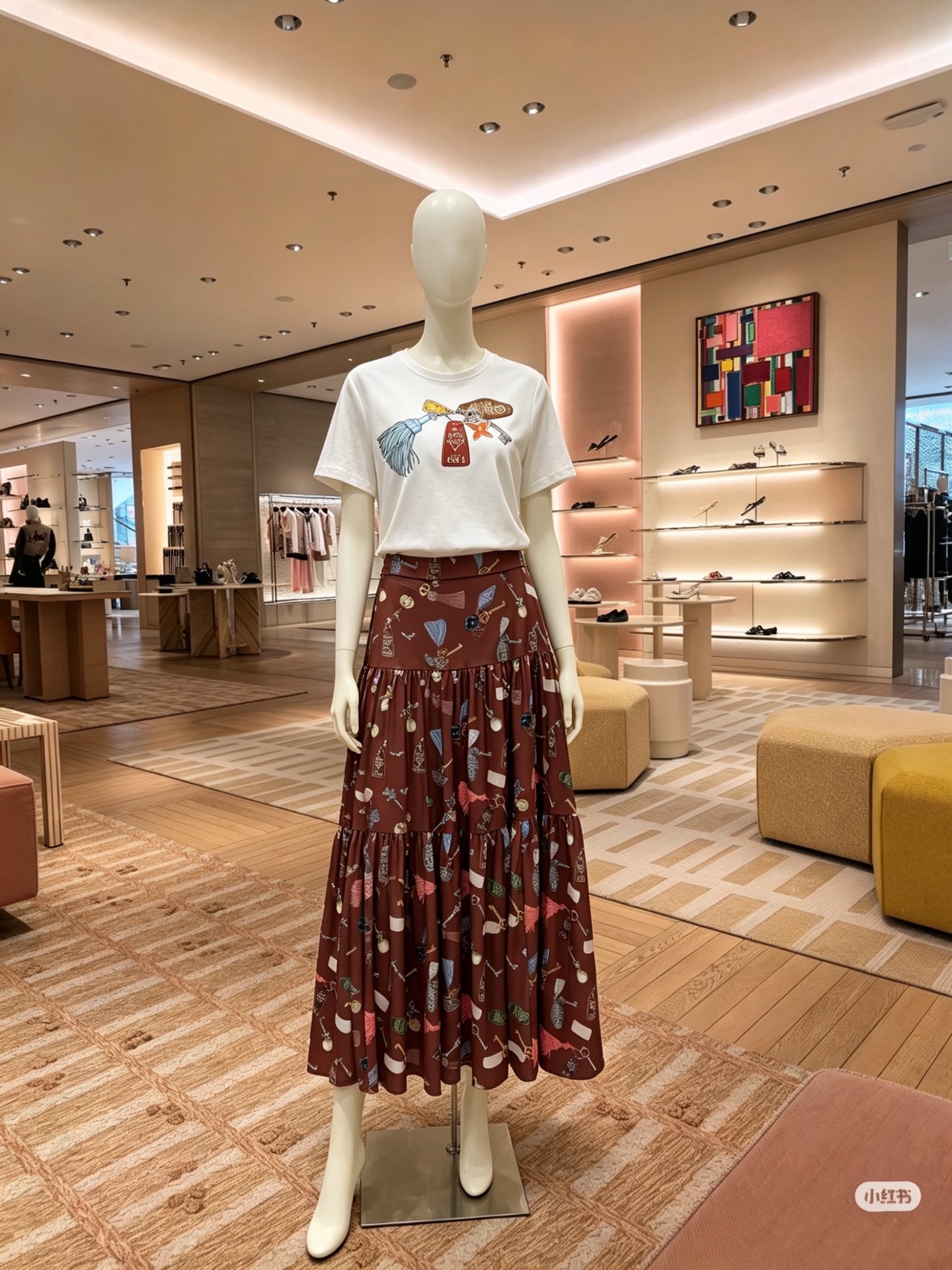 NO:883503,No. G26061015 LOUIS*LV’s new tassel key pendant pattern printed two-piece set!  Simple and fashionable printed round neck short-sleeved T-shirt top with segmented splicing and large hem long skirt!  (XL size shoulder width 38, bust 94, sleeve length 20, dress length 59; waist 80, skirt length 95), Louis Vuitton-clothing,louis vuitton,louis vuitton,louis vuitton,louis vuitton,louis vuitton,skirts,T-shirt,tees,t-shirt,19860909号G26061015 LOUIS*驴家LV新流苏钥匙挂件图案印花两件套装！简约时尚印花圆领短袖t恤上衣分段式拼接大摆长半身裙！ （XL码肩宽38,胸围94,袖长20,衣长59；腰围80,裙长95）,路易威登-服装,louis vuitton,louis vuitton,louis vuitton,louis vuitton,louis vuitton,skirts,T-shirt,tees，t-shirt,,Women's clothing