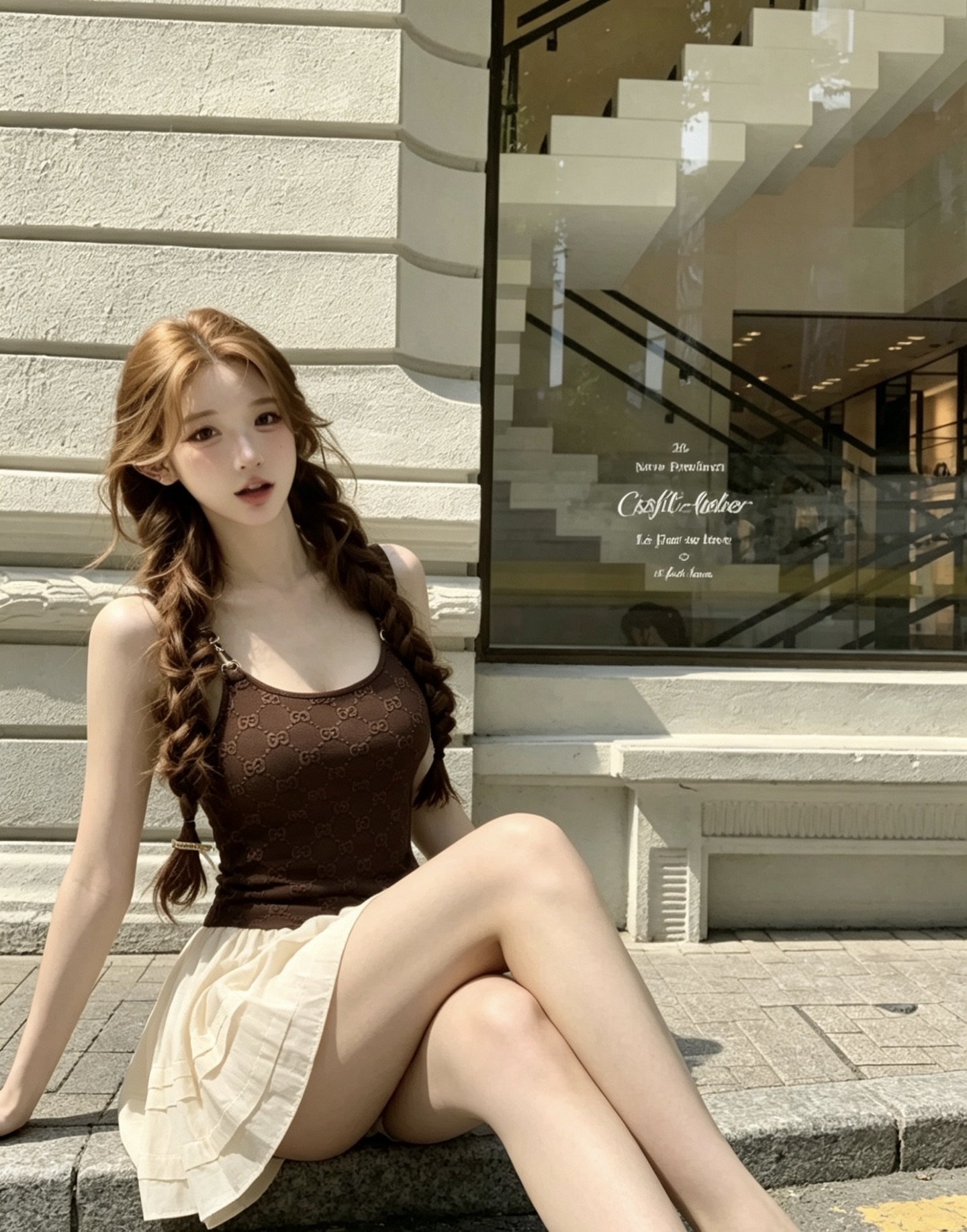 NO:888925,No. D26062133 GUCC* new diamond interlocking GG letter logo embossed jacquard cotton fabric, horsebit hardware accessories, fashionable hot girl temperament, versatile simple vest halter top!  Brown, black, white, (M size bust 78, length 54), Gucci-clothing, gucci, gucci,19860909号D26062133 GUCC*新菱格互扣GG字母logo压花提花棉质面料、马衔扣五金配件装饰时尚辣妹气质百搭简约背心吊带上衣！咖啡色、黑色、白色、 （M码胸围78,衣长54）,古驰-服装,gucci,gucci,,Women's clothing