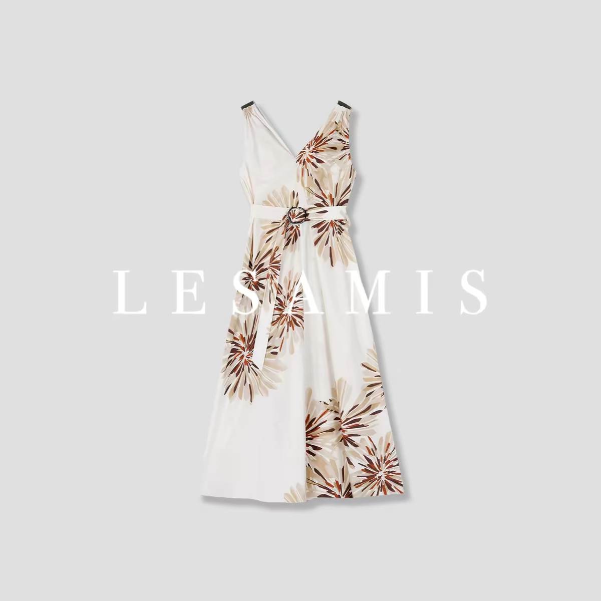 NO:888833,No. G26062154 Brunello Cucinelli’s new BC high-end customized high-quality cotton, blooming fireworks pattern printed V-neck long dress!  Slimming, elegant and sleeveless dress with elasticated back and waist!  36.38.40.42 (36 size bust 84, back waist 76~90 elastic skirt length 124), women's clothing, brunello cucinelli, chanel, skirts,19860909号G26062154 Brunello Cucinelli新BC家高端定制优质棉料、绽放烟花图案印花V领长裙！后背松紧弹力收腰显瘦气质高雅无袖连衣裙！36.38.40.42（36码胸围84,后腰围76～90弹力裙长124）,女装,brunello cucinelli,chanel,skirts,,Women's clothing