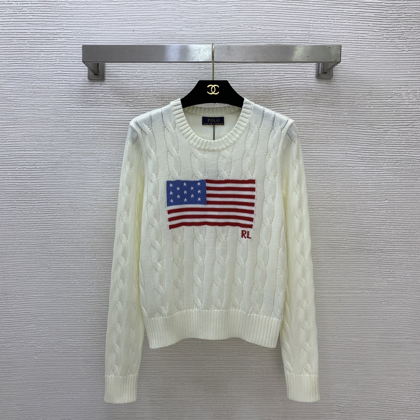 NO:893448,Style No. D26062514 Ralph Laure*Raff’s RL new custom wool blend fabric, flag five-pointed star horizontal stripes contrasting letter logo embroidery, twist stripes fashion college style round neck long-sleeved sweater top!  Red/green/off-white/navy blue, (M size shoulder width 36, bust 86, sleeve length 62, dress length 54),,loro piana,sweaters,19860909款号D26062514 Ralph Laure*拉夫家RL新款定制羊毛混纺面料、旗帜五角星横条撞色字母徽标刺绣、麻花条纹时尚学院风圆领长袖针织衫毛衣上衣！红/绿/米白/藏蓝,（M码肩宽36,胸围86,袖长62,衣长54）,,loro piana,sweaters,,Women's clothing