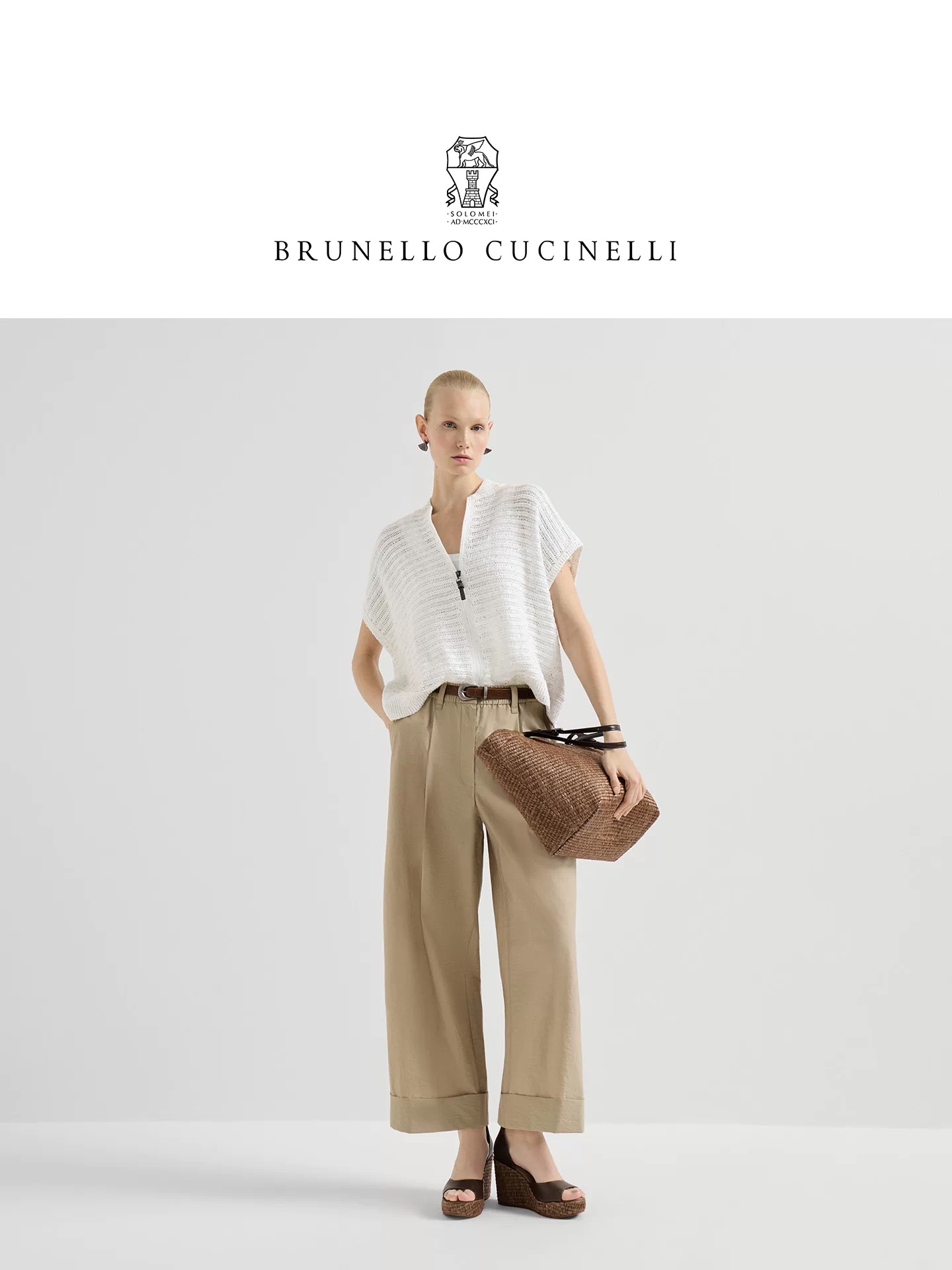 NO:903794,Model No. G26070842 Brunel*o Cucinel*i new BC home new style double-ended zipper design striped hollow mesh sequins blingbling fashion versatile stand-up collar waistcoat knitted cardigan top!  (M size bust 108, raglan sleeve length 22, dress length 57), women's clothing, brunello cucinelli, chanel,19860909款号G26070842 Brunel*o Cucinel*i新款BC家新款 双头拉链设计条纹镂空网眼亮片blingbling时尚百搭立领坎肩针织开衫上衣！（M码胸围108,连肩袖长22,衣长57）,女装,brunello cucinelli,chanel,,Women's clothing