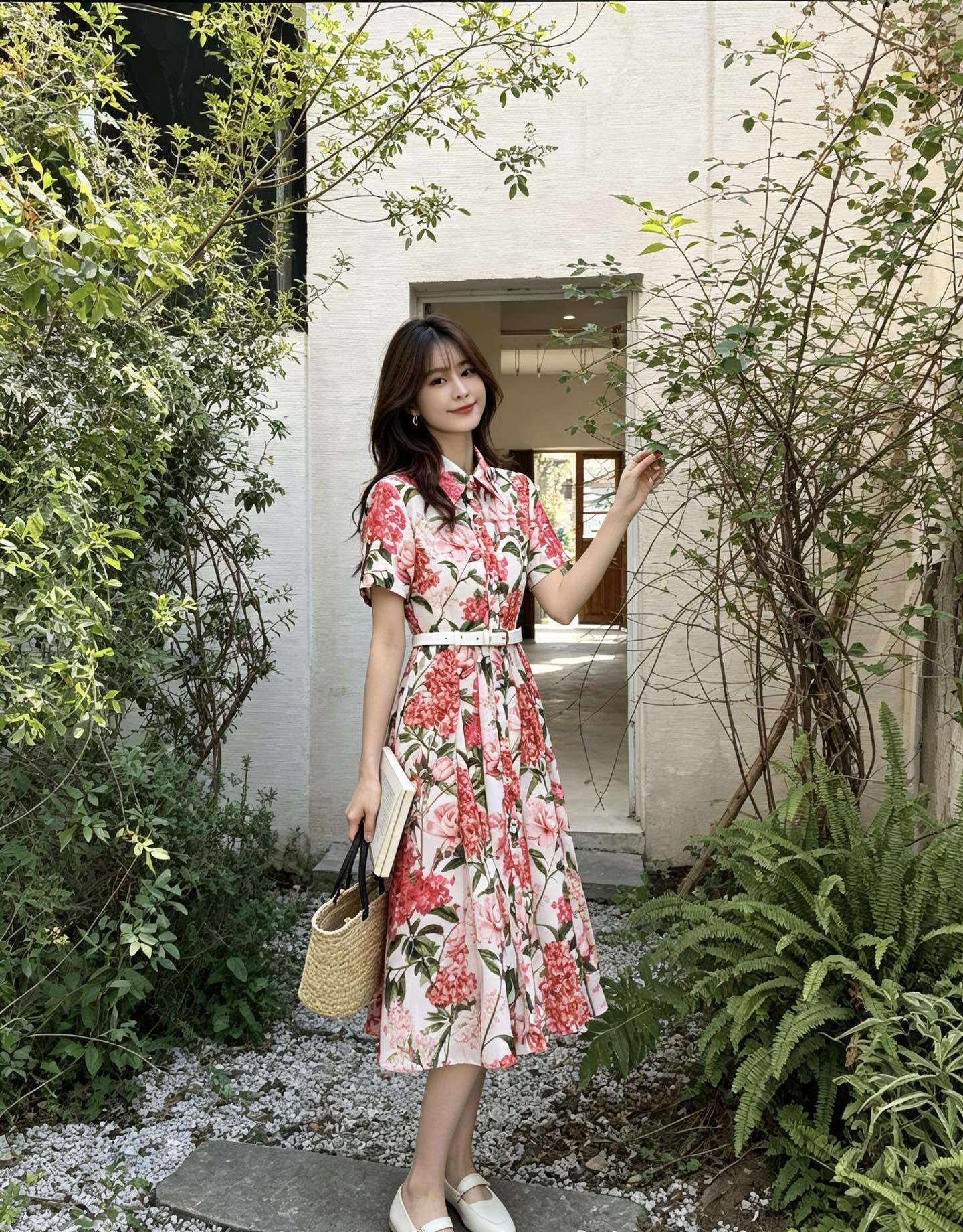 NO:911412,Style No. G26070845 & Dolce & Gabbana DG* new high-end customized fashionable pastoral resort style side pocket design with full printed flowers and green leaves printed lapels short-sleeved single-breasted and wide swing dress belt!  Pink, blue, ~ (S size bust 82, waist 66, sleeve length 21, skirt length 115) batch,,Dolce&Gabbana,skirts,T-shirt,19860909款号G26070845 &杜嘉班纳DG*新款 高端定制时尚田园度假风侧身口袋设计满印花朵绿叶印花翻领短袖单排扣大摆连衣裙腰带！粉色、蓝色、～（S码胸围82,腰围66,袖长21,裙长115）批,,Dolce&Gabbana,skirts,T-shirt,,Women's clothing