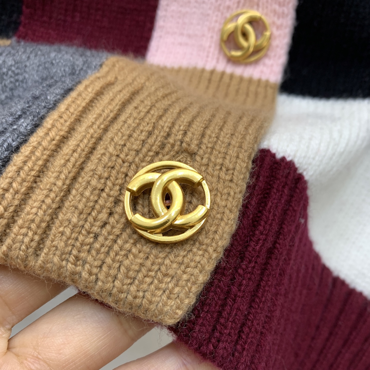 Chanel Multicolor Patchwork Cardigan