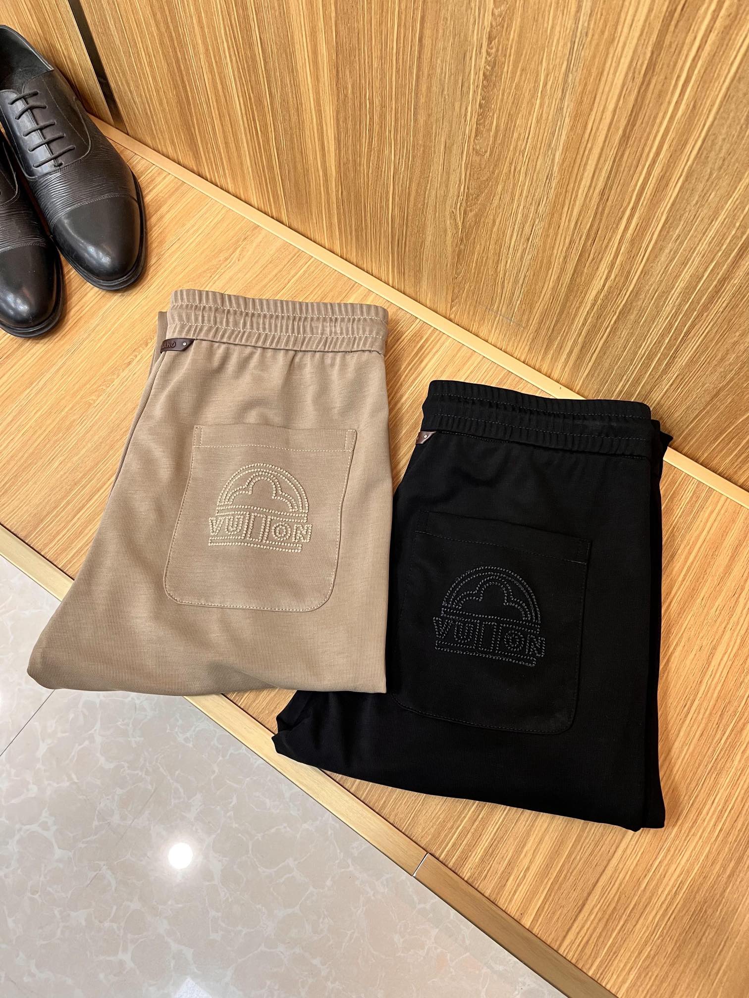 Louis Vuitton AAA+
 Clothing Pants & Trousers Cotton Spring Collection Casual