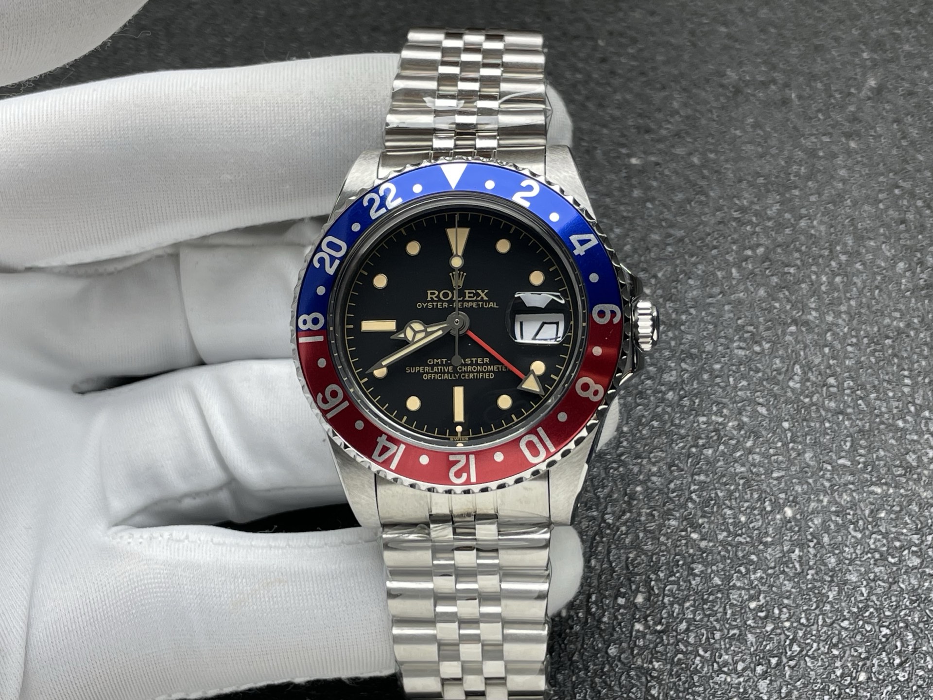NO:860478,W M Rolex ROLEX Retro GMT Retro GMT-Master Series New Ring 2836 Machine WM's ingenious work, a small test of the skill, triggering another wave of strong retro flavor, sincerely recommend the Rolex Retro GMT-Master II watch, retro bracelet case, 2836-2 movement, 40mm mechanical watch,, rolex19860909W M 劳力士 ROLEX 复古GMT 复古格林尼治型系列 新圈口 2836 机 WM匠心之作,小试牛刀,引发又一波强烈的复古味道,诚意推荐劳力士复古格林尼治型II腕表,复古型表链表壳,2836-2机芯,40mm机械腕表,,,rolex,Watch