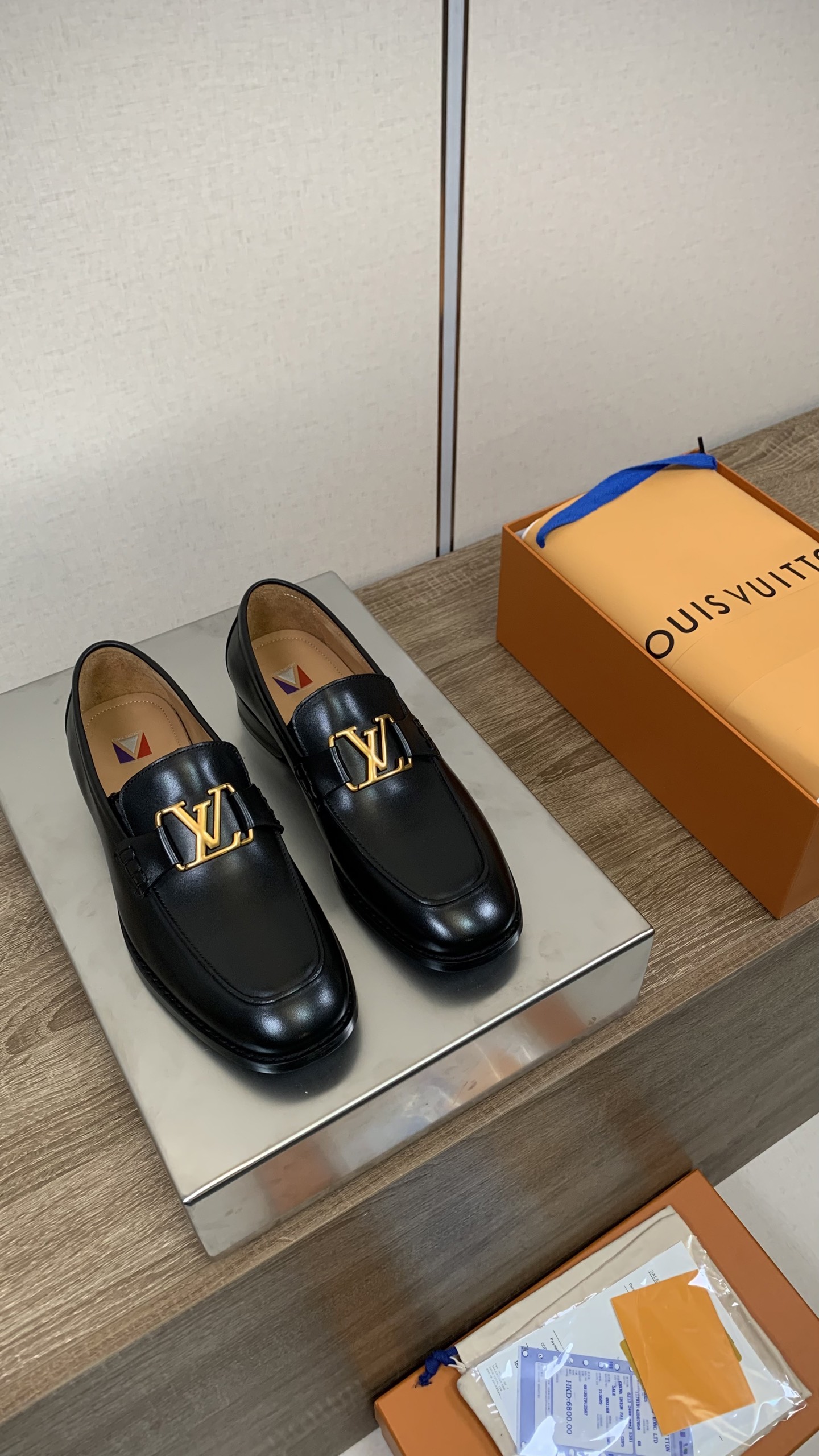 Louis Vuitton Mocassins Business Décontractés en Cuir pour Hommes
