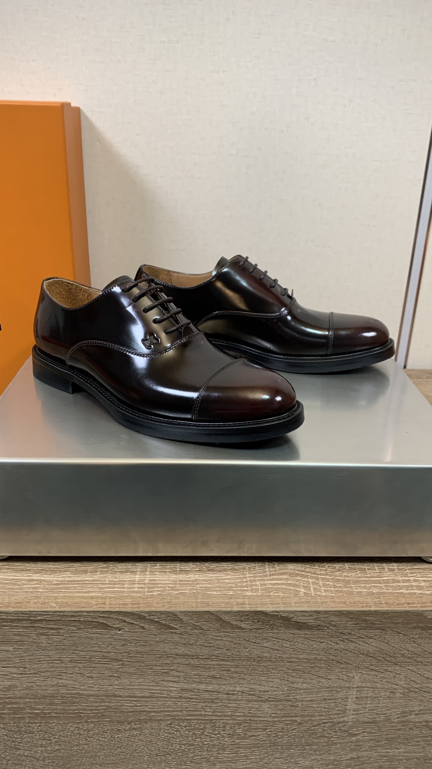 Louis Vuitton Men's Burgundy Leather Business Dress Shoes, Sizes 39-46 4 i1753959053762 2742 0 5