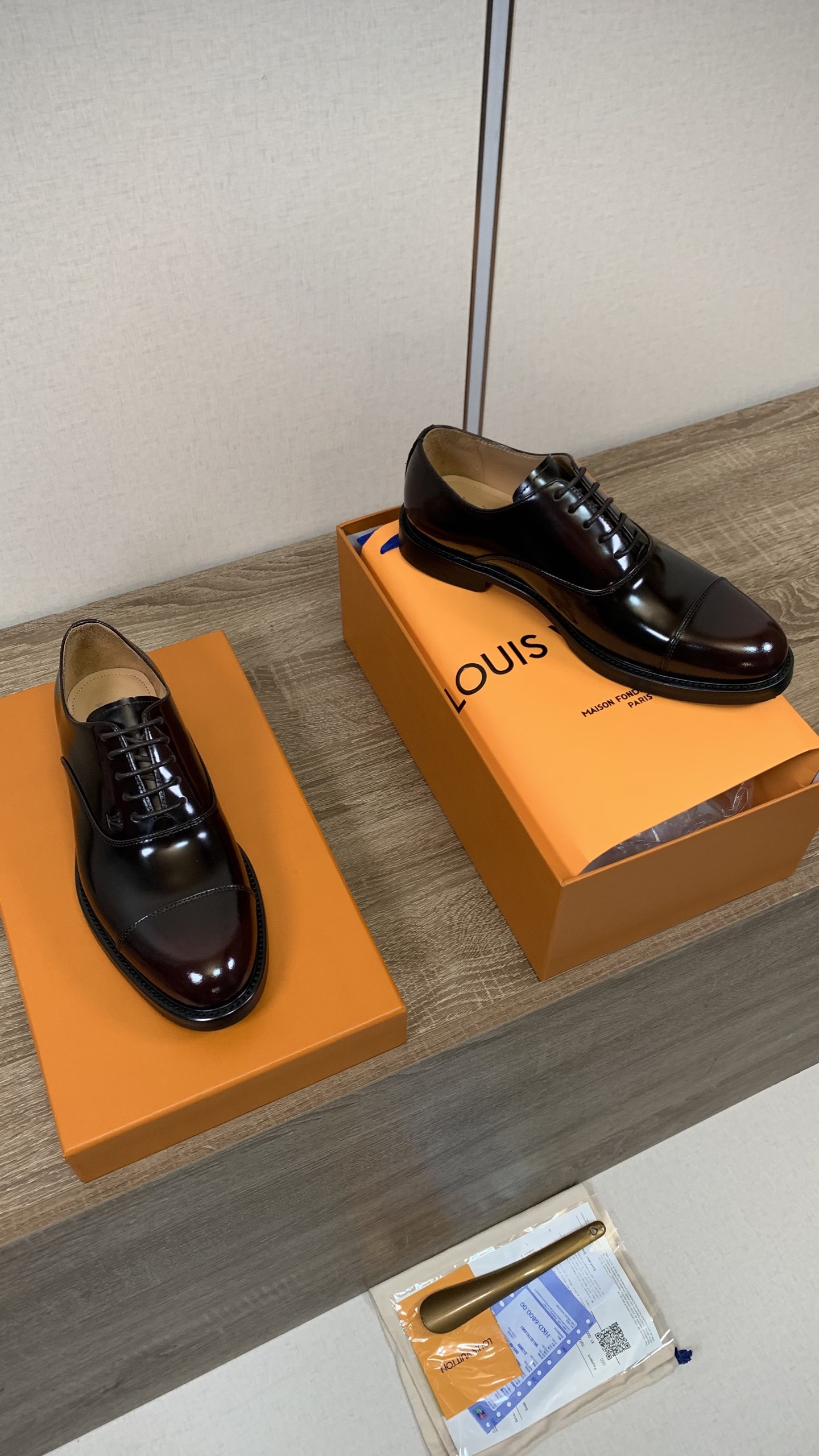 Louis Vuitton Men's Burgundy Leather Business Dress Shoes, Sizes 39-46 8 i1753959067426 1768 0 1