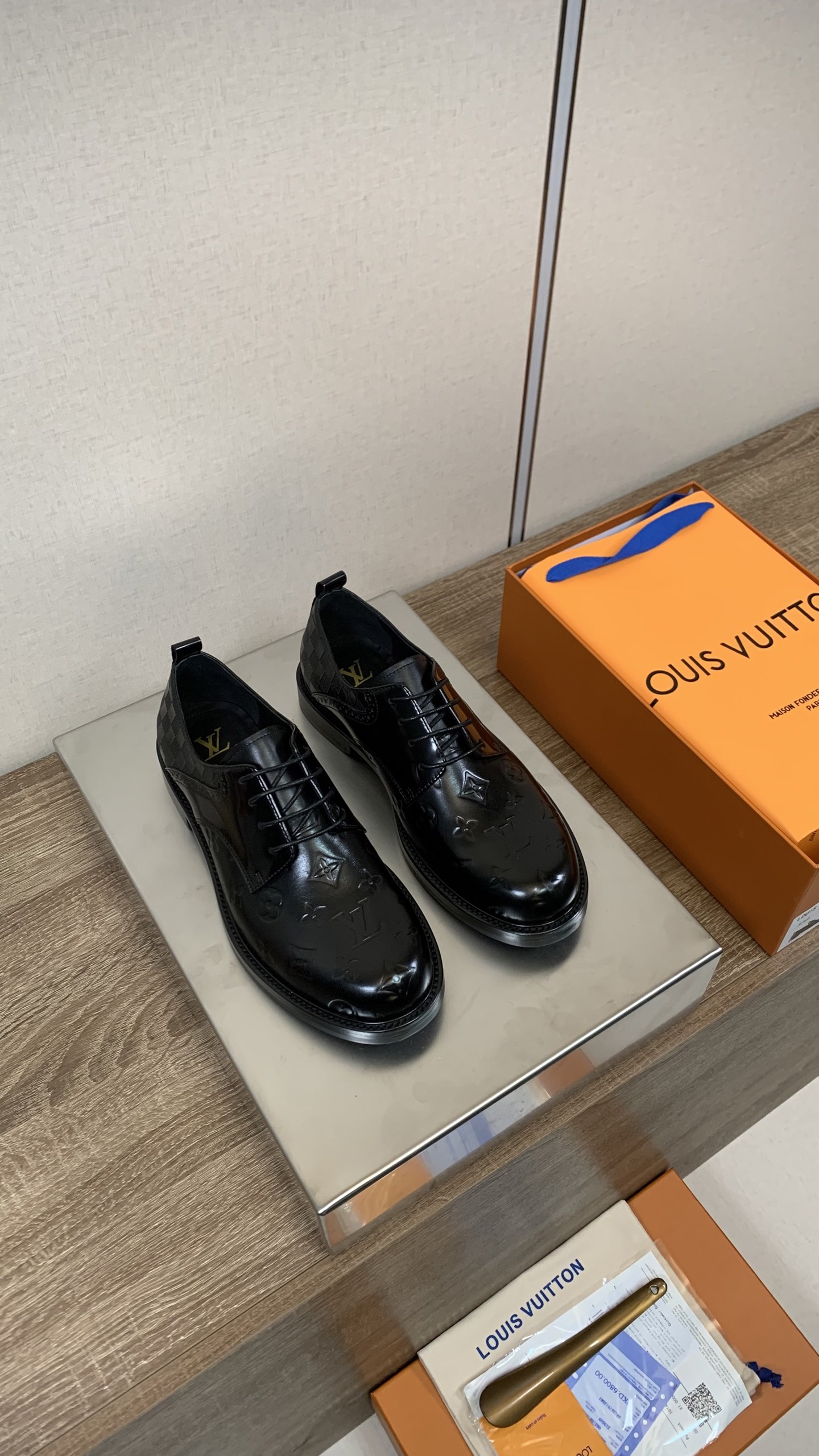 Louis Vuitton Heren Business Casual Leren Schoenen - Stijlvol en Comfortabel