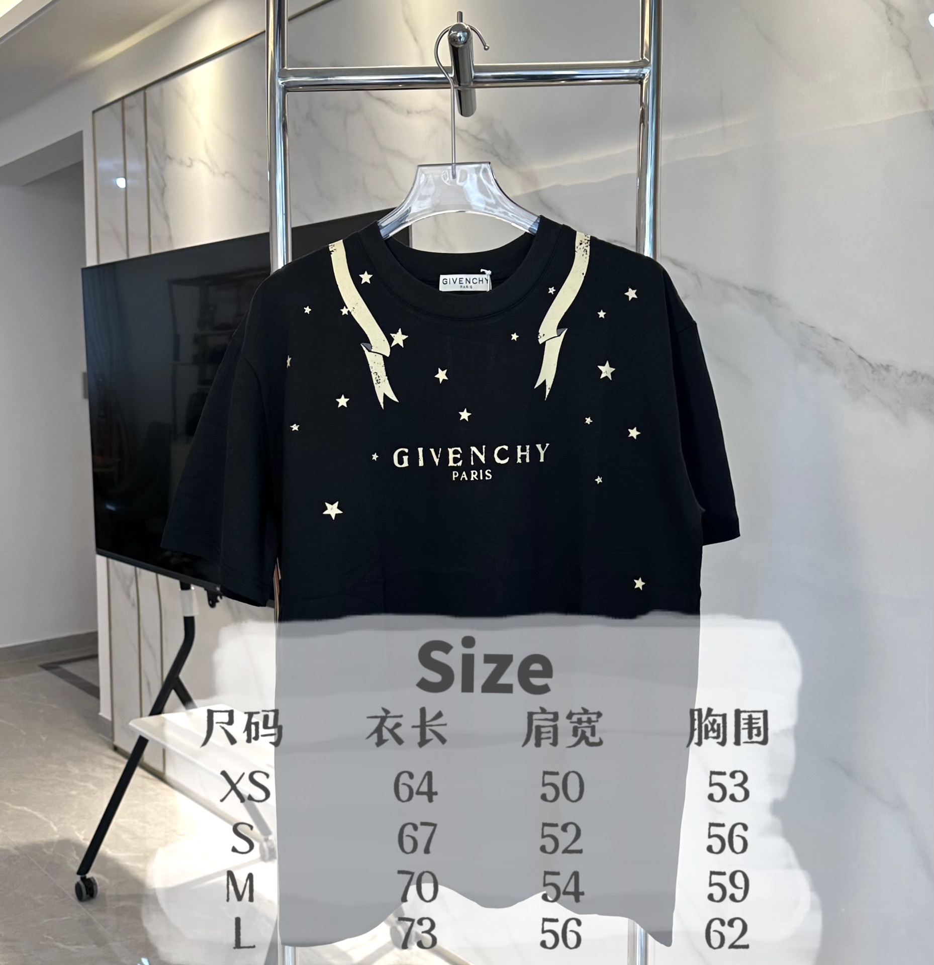 “Givenchy and Brahi: High-Quality Black Short-Sleeved Sun Fabric Shirt” - 图片 9