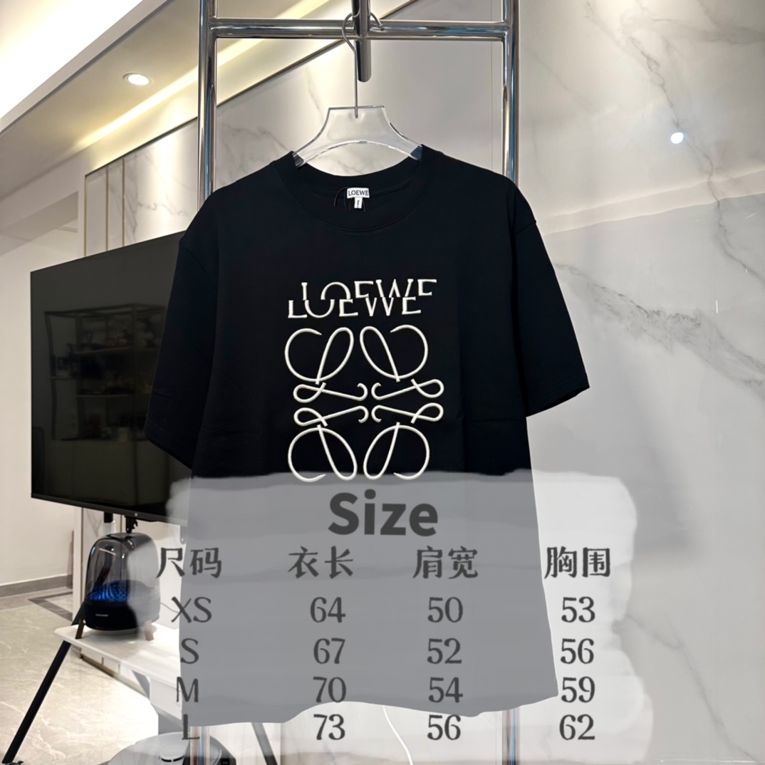 Loewe Zi Wei Embroidered Short Sleeve with Unique Logo Stitching - 图片 9