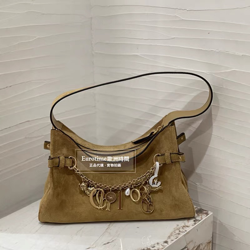 Chloé Chloe Charms suede Hobo bag!