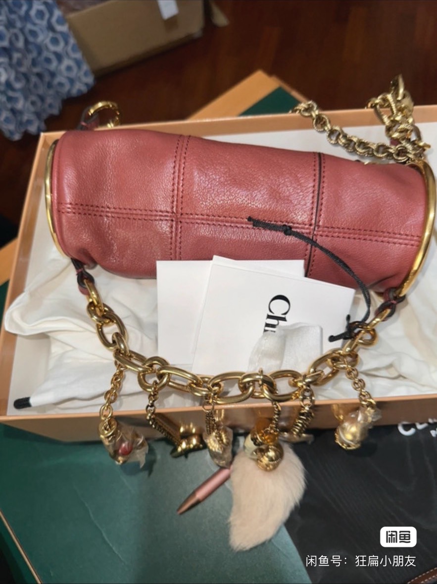 🖤2026Chloé Chateau Treasure cylinder pen holder bag photo 8