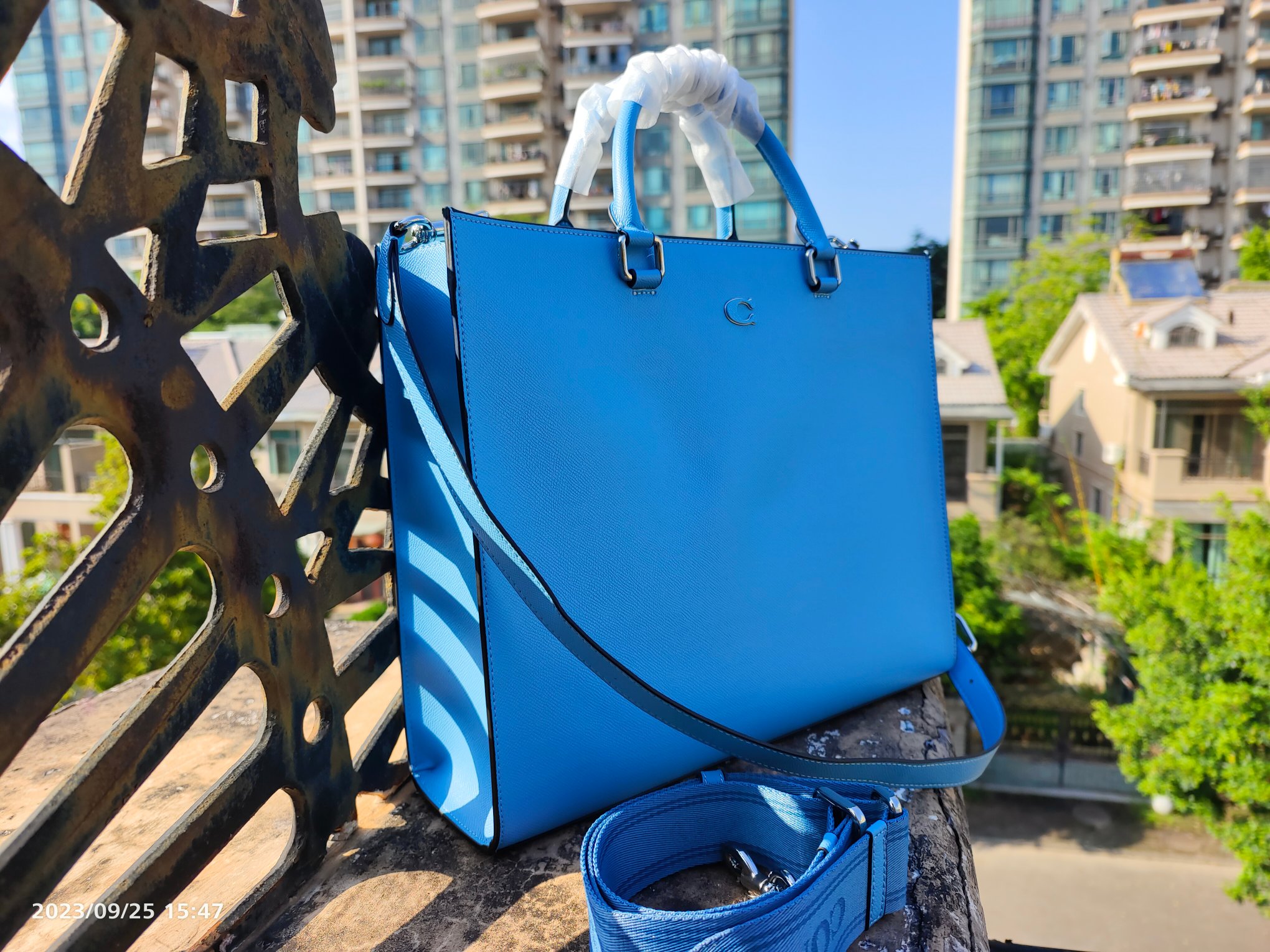 Coach Coach蔻驰cj844 男士黑色 标志40号托特包 手提包 标志40号托特包牛皮