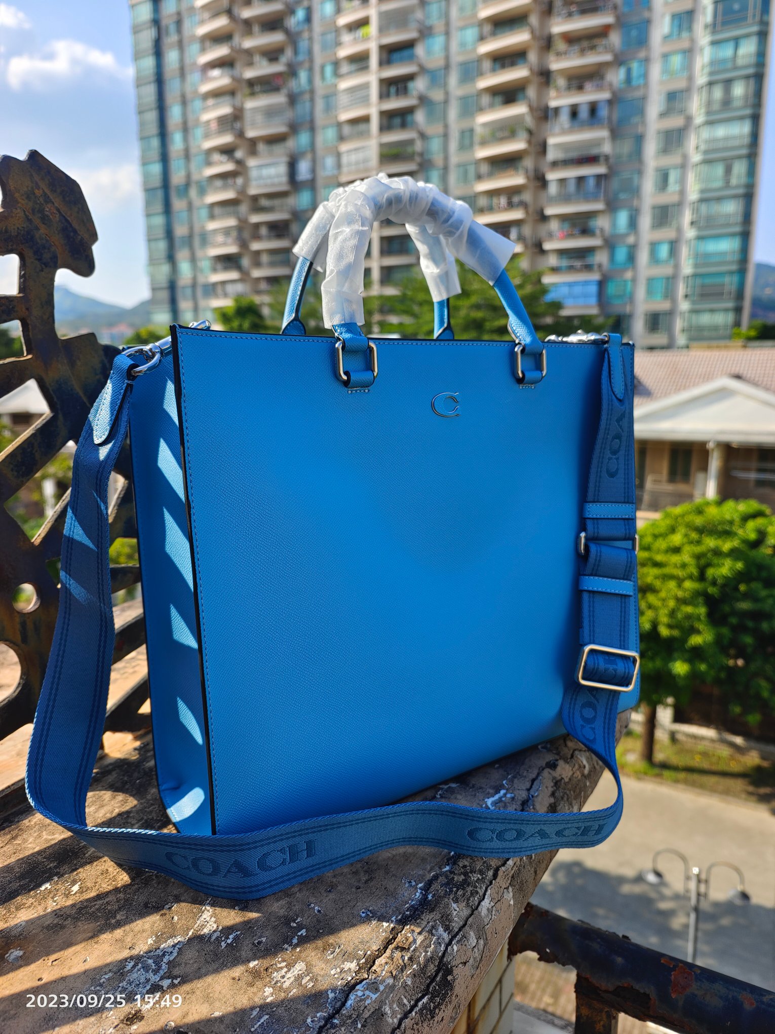 Coach Coach蔻驰cj844 男士黑色 标志40号托特包 手提包 标志40号托特包牛皮