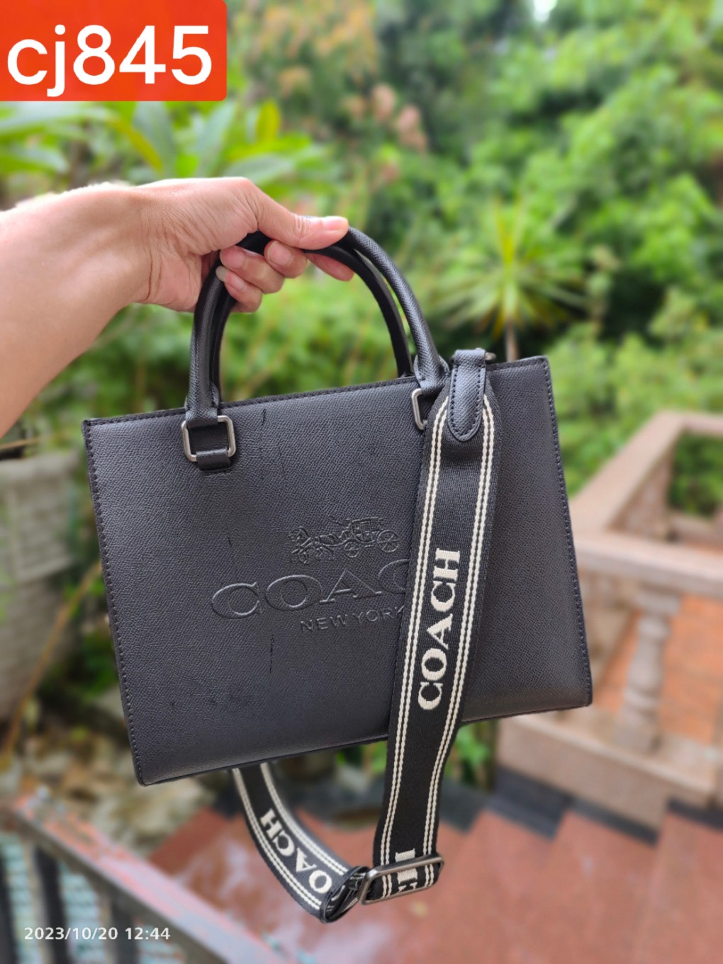 Coach cj845 蔻驰 10月新款 单肩斜挎手提托特包双肩带设计，百搭，尺寸28/22/9.5cm