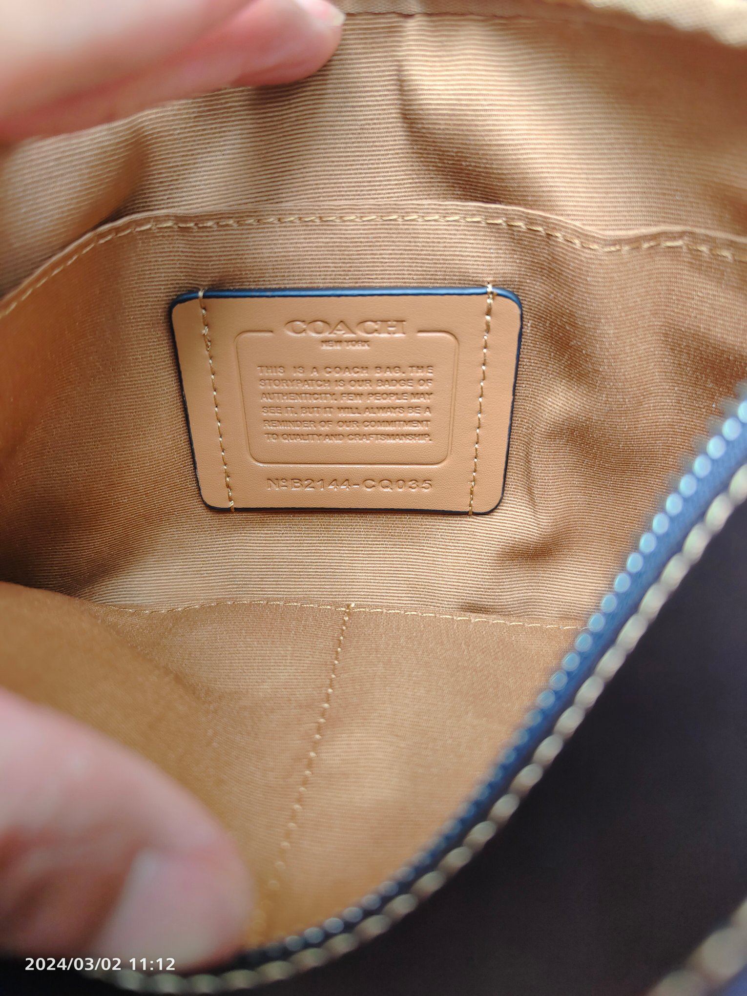 Coach COA*H CQ035 蔻家2024年1月新品