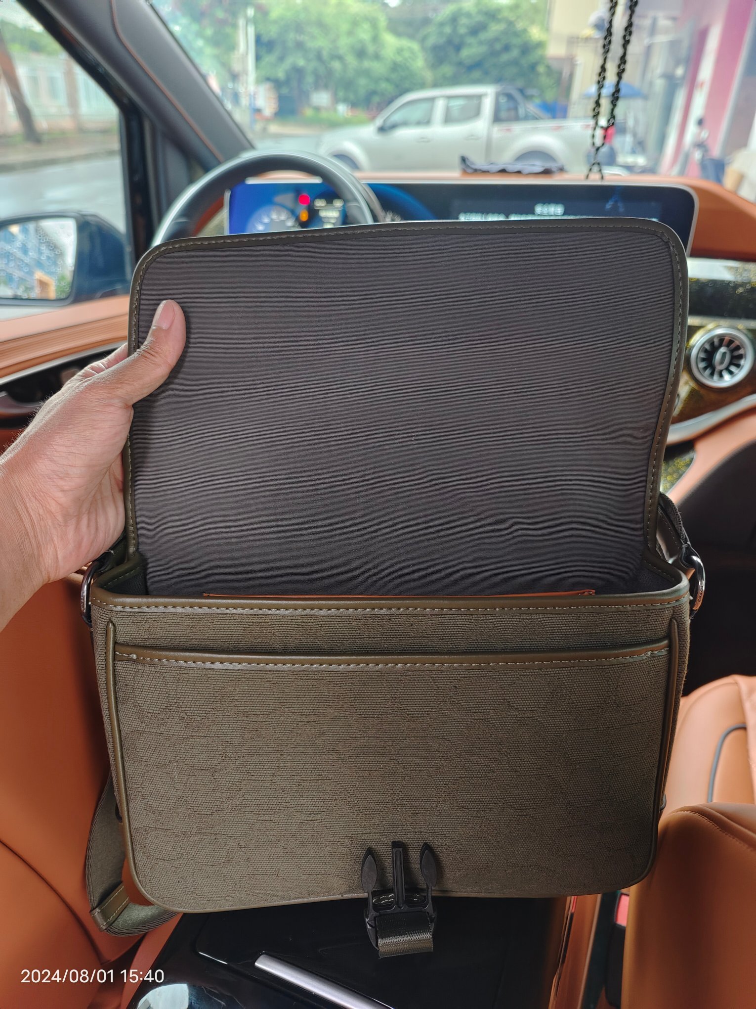 Coach COACH/蔻驰CU041浅蓝布配皮新款男包袋相机包 CU202 LEAGUE信使包尺寸29/7/20cm