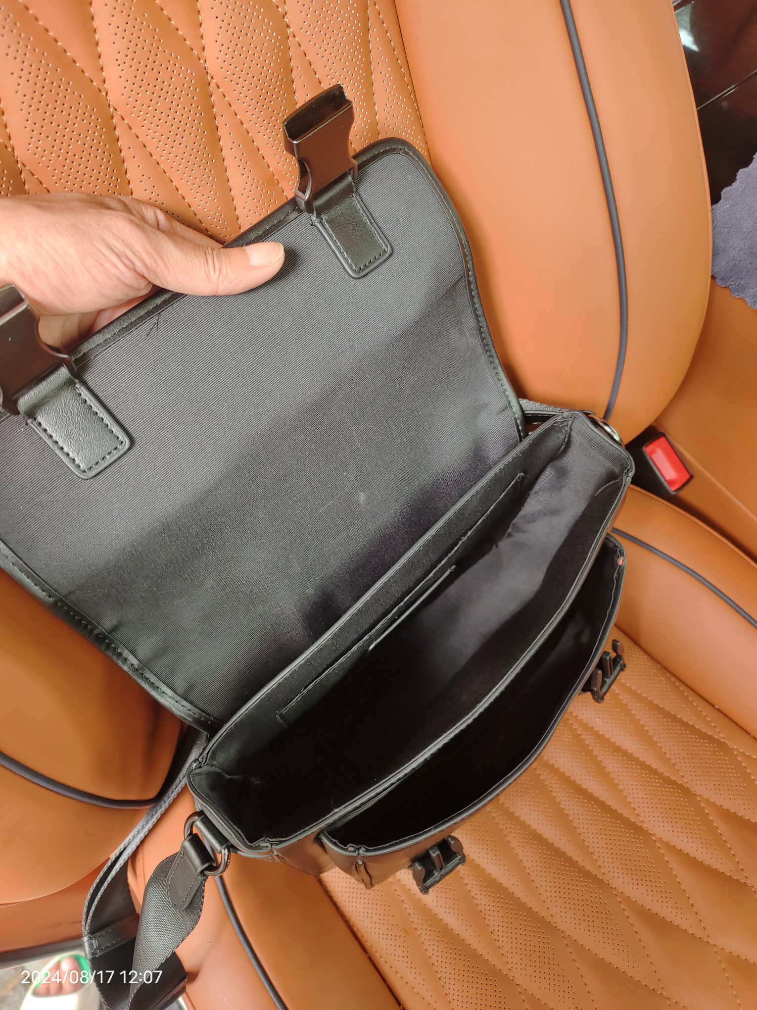 Coach COACH/型号CT110蔻驰代购男士新款Racer系列单肩斜挎包邮差包 通勤包 老花拼色尺寸28/22.5/7.5cm