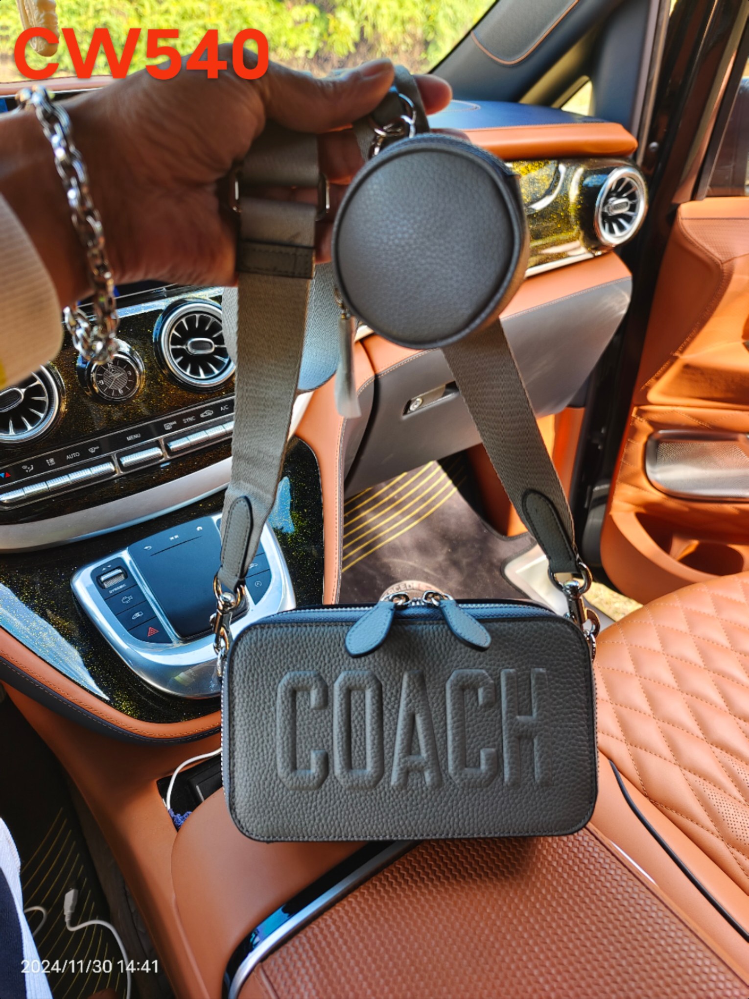 Coach CW540头层皮最新款 COACH蔻驰男包新款CHARTER纤巧型单肩斜挎包 相机包 新款charter男士款尺寸20/12/5cm