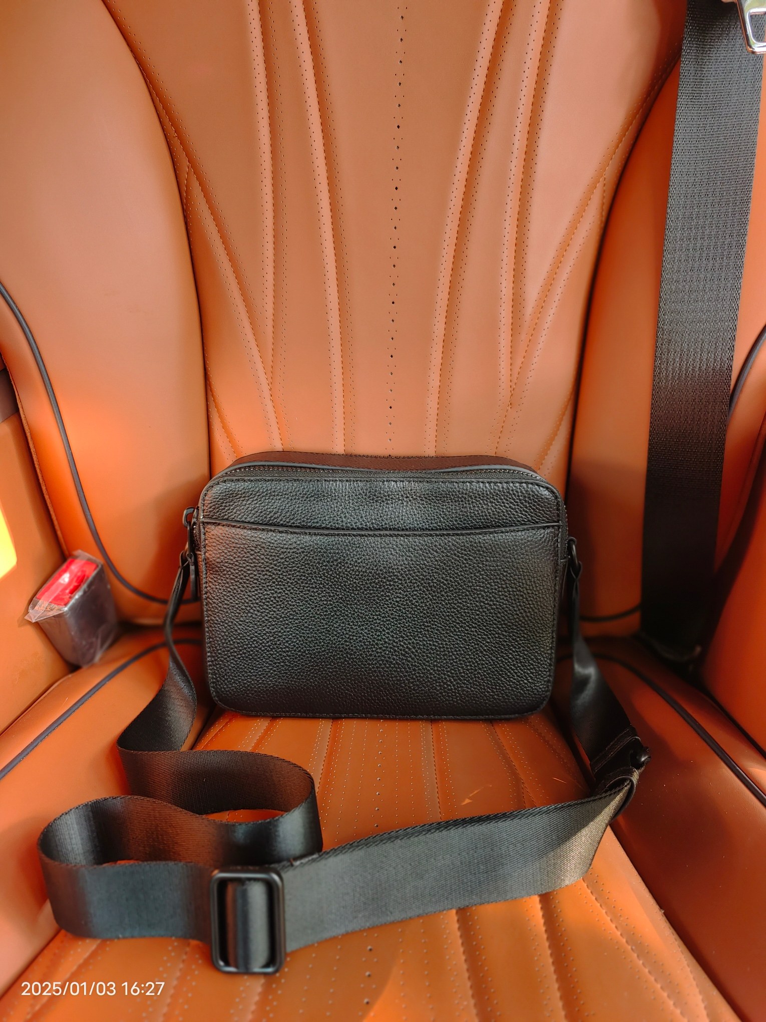 Coach CV931头层皮相机包男士新款 C家 Charter