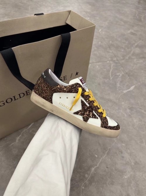 Golden Goose Stardan Glitter Sneakers,Low Top Lace-Up Casual Shoes 1 Golden Goose Stardan Glitter Sneakers,Low Top Lace-Up Casual Shoes