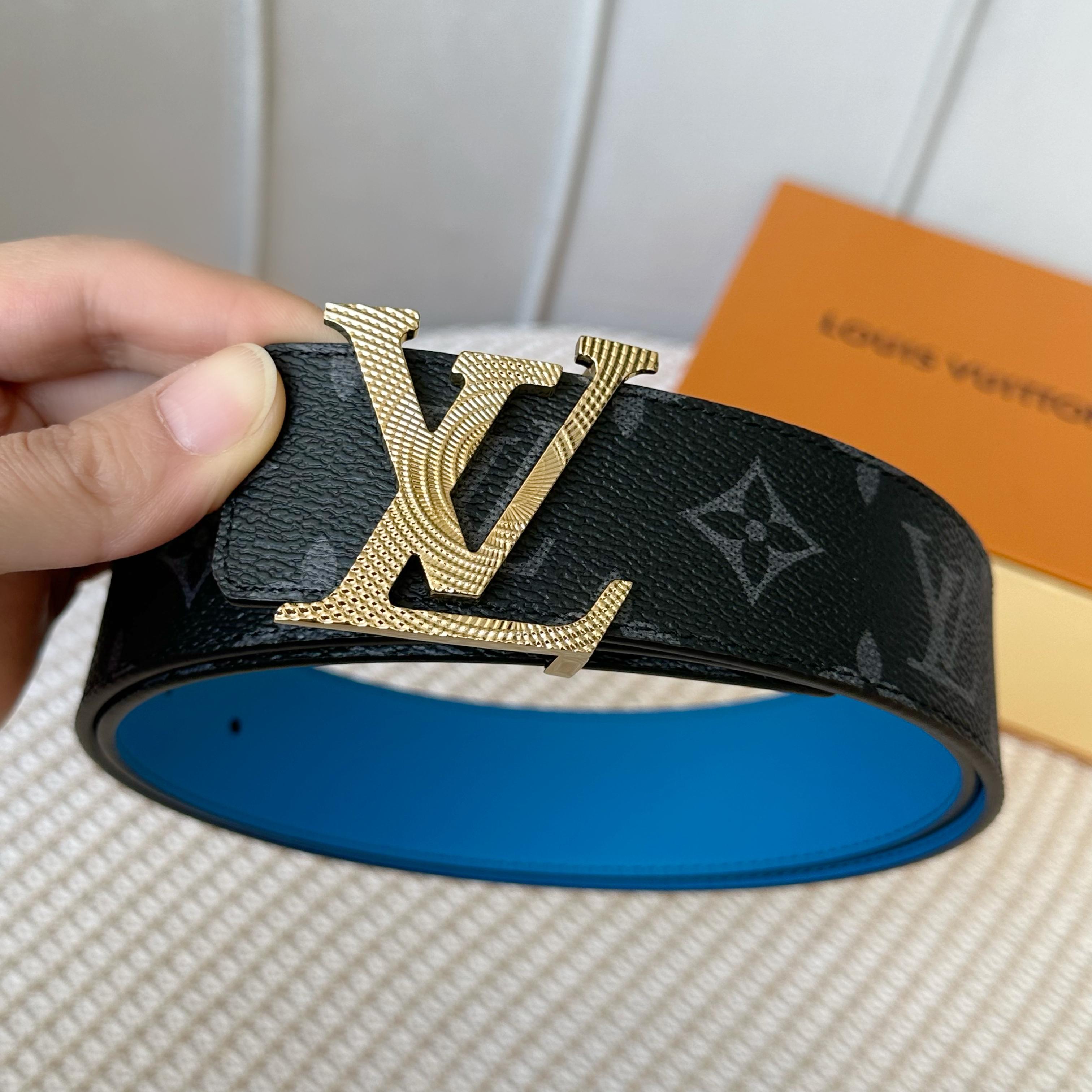 P：140【原版包裝➕1.0】
         L0UIS VUITT0N 專櫃最新升級版本 寬度40毫米 精湛工藝定制帆布面料襯托進口小牛皮彩色底  搭配精鋼雕花字母搭扣 🉑雙面用 經典百搭款！