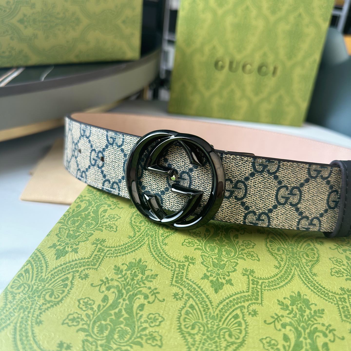 Gucci Men’s Real-Grade Leather Belt Collection: Classic, Waterproof, and Stylish - 图片 5