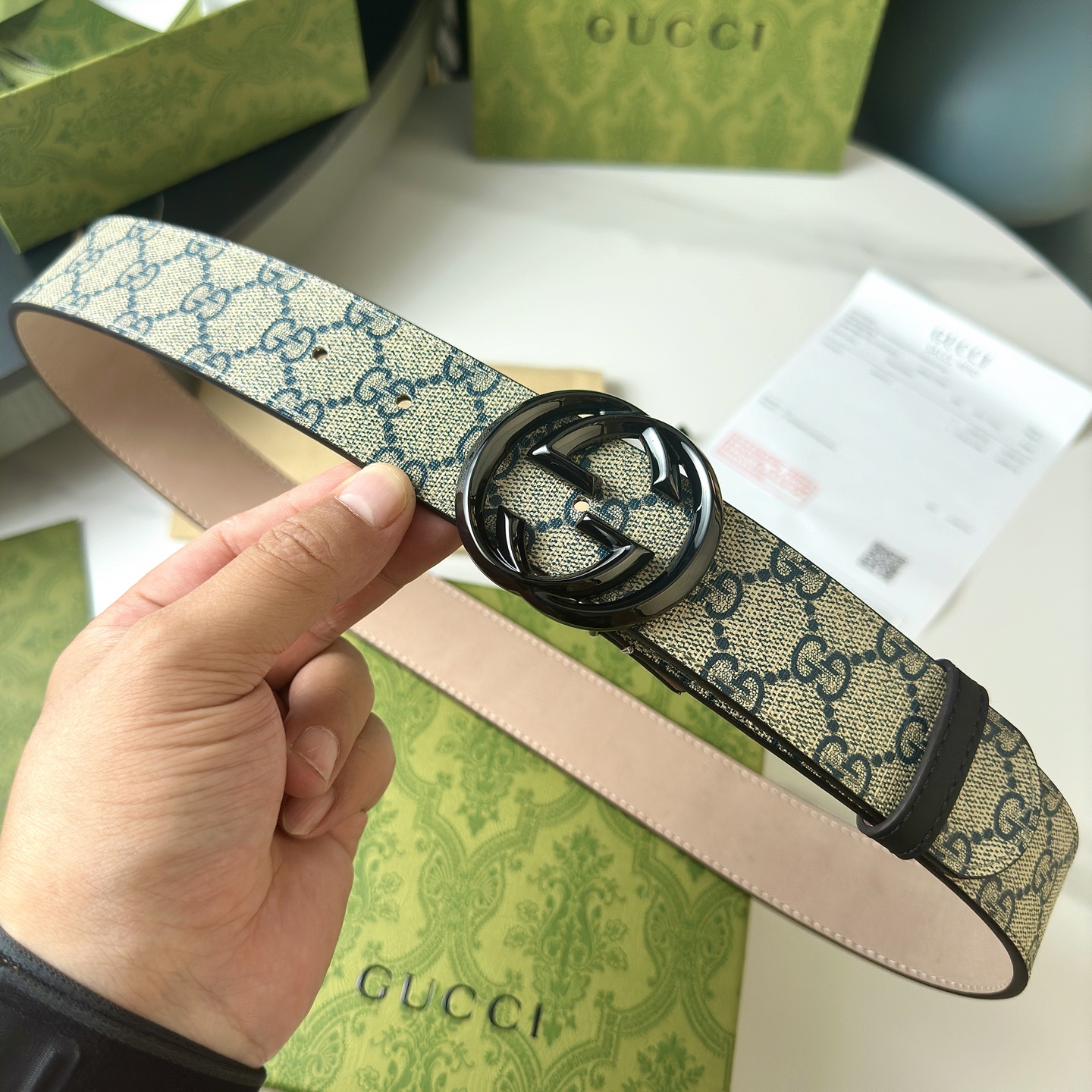 Gucci Men’s Real-Grade Leather Belt Collection: Classic, Waterproof, and Stylish - 图片 6