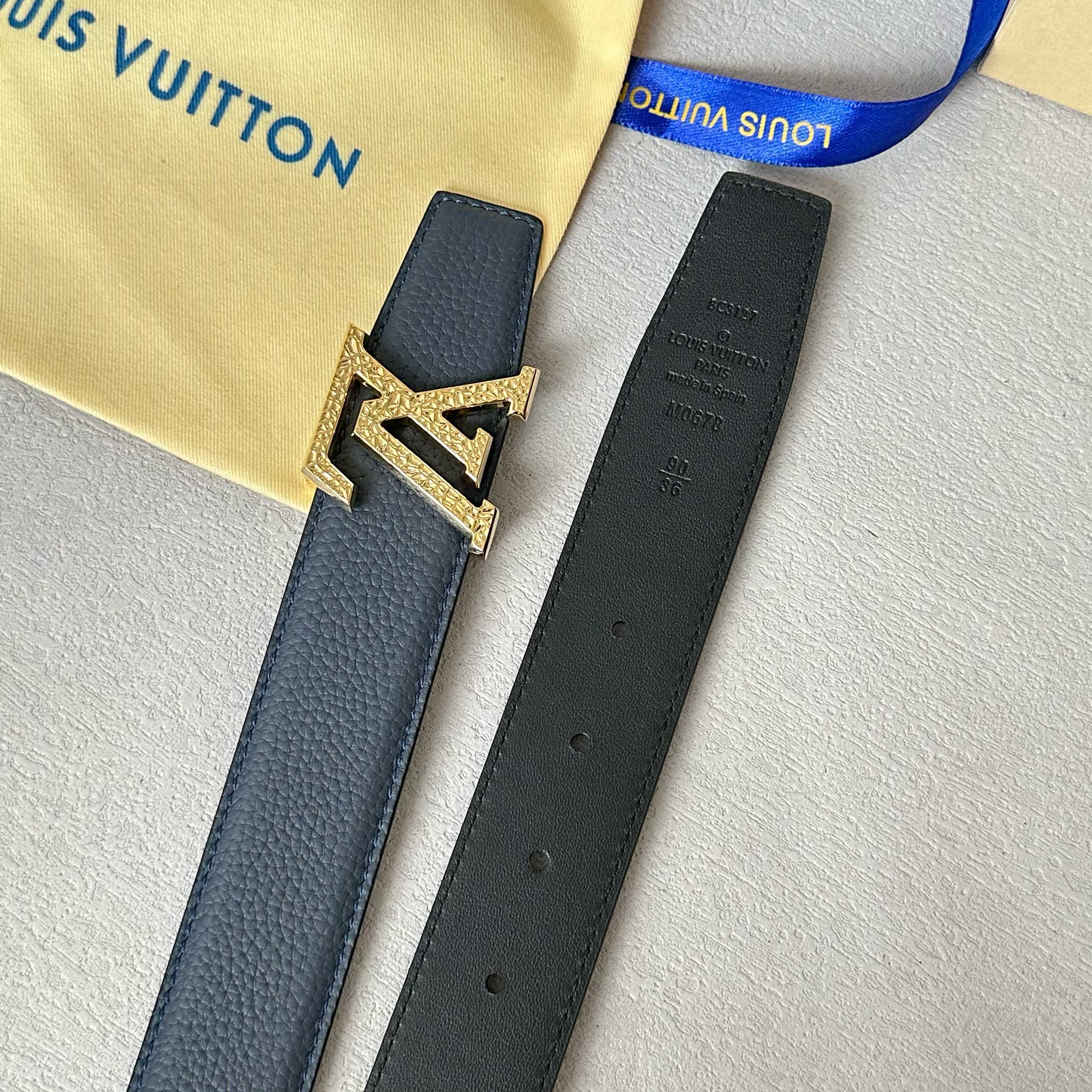 Loui Vuitton 原版包装 メンズ腰帯 荷物デザイン