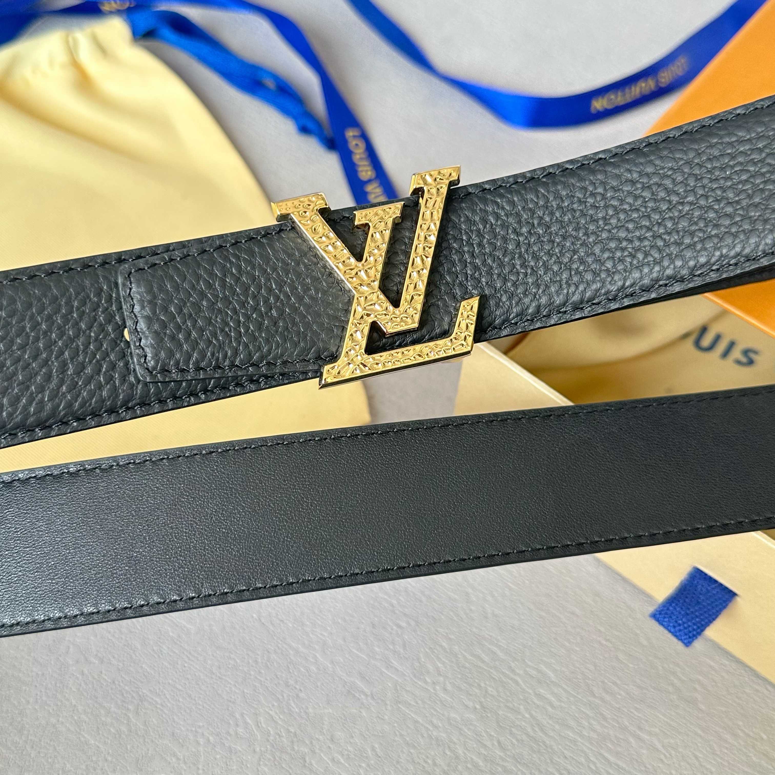 LOUIS VUITTON 原版包装➕1.0 男士腰帶 幅35mm ダブルデザイン