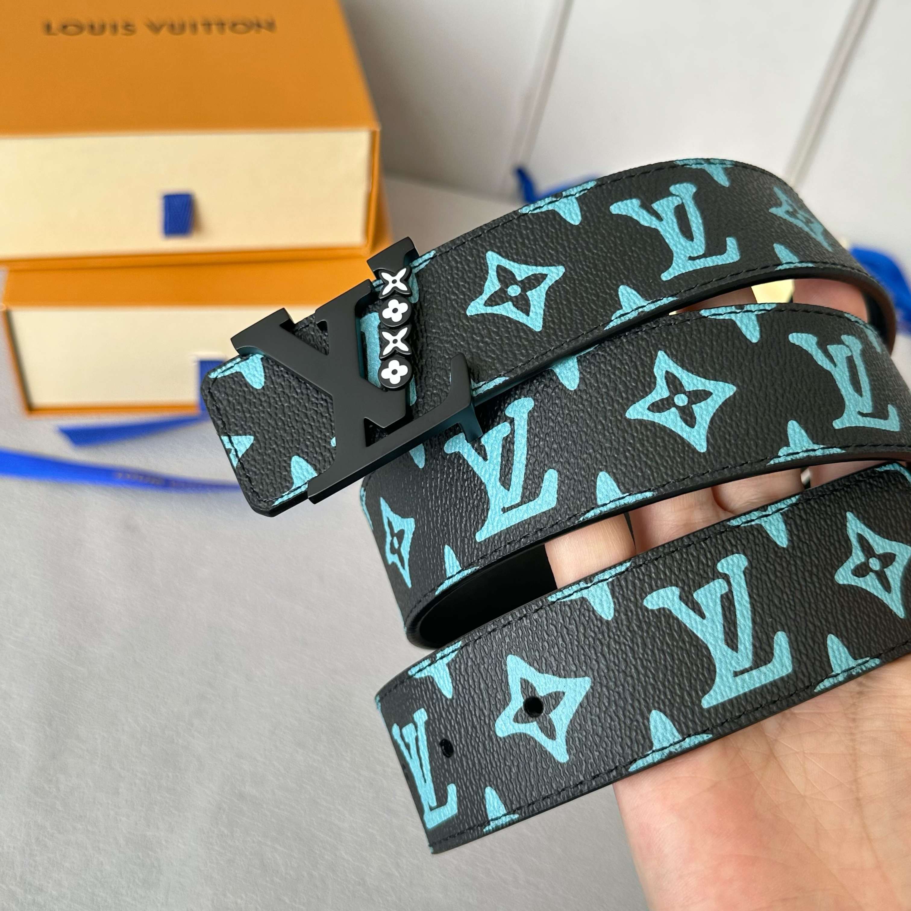 LVMH LOUIS VUITTON 原版包裝 1.0 - 40mm幅のカスタム帆布製