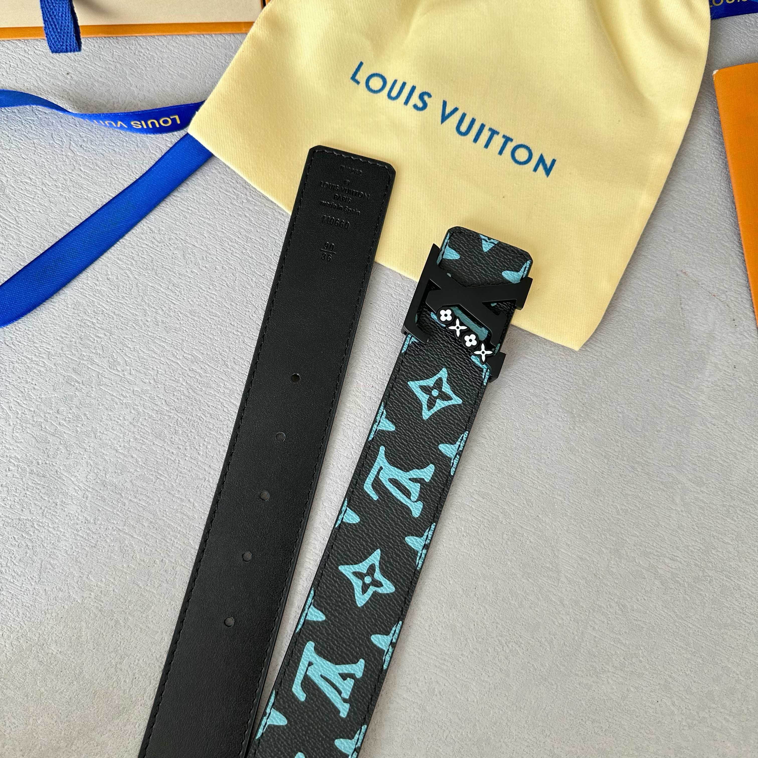 LVMH LOUIS VUITTON 原版包裝 1.0 - 40mm幅のカスタム帆布製