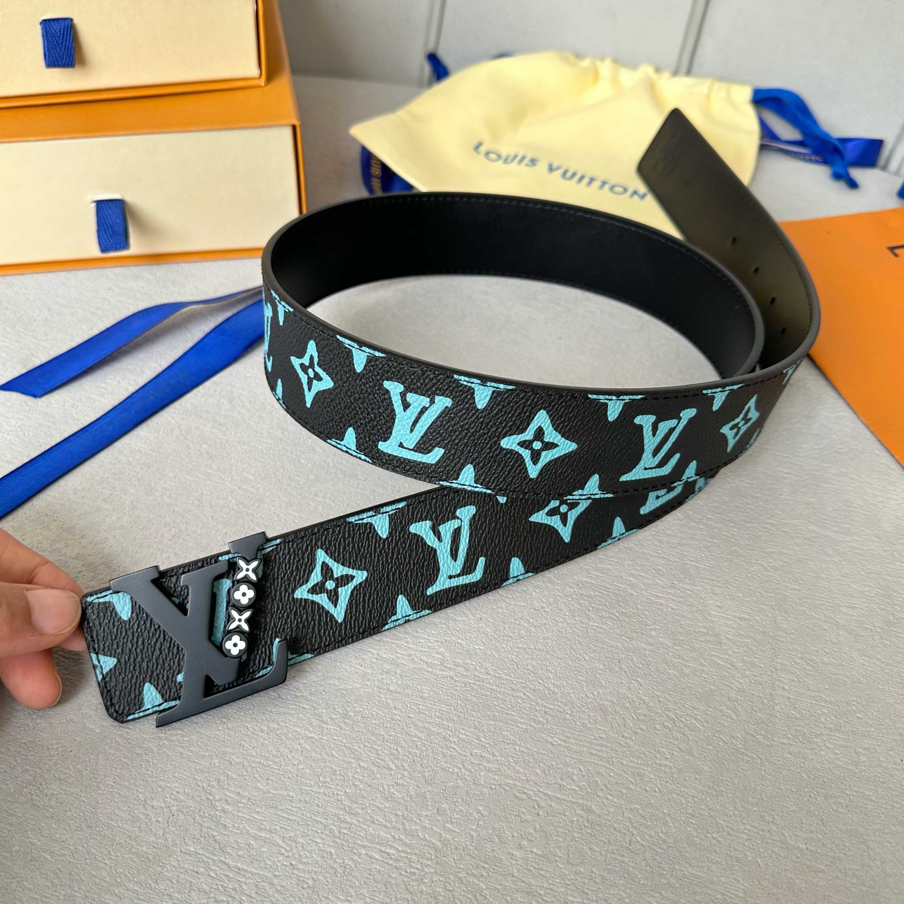 LVMH LOUIS VUITTON 原版包裝 1.0 - 40mm幅のカスタム帆布製