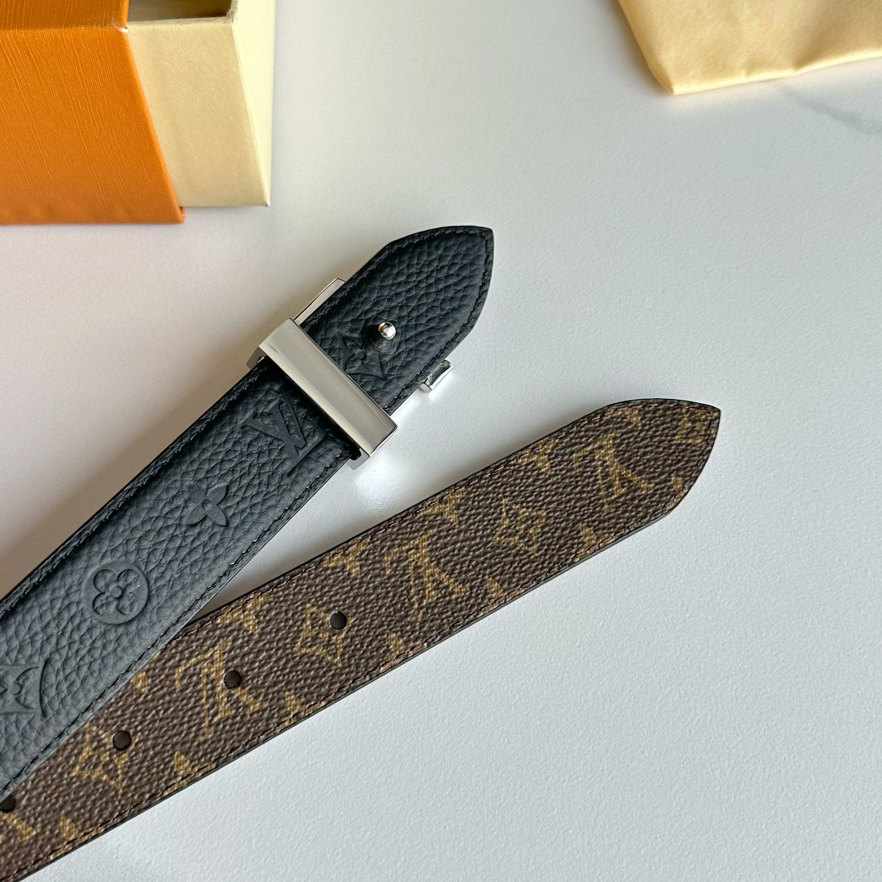 LVMH レディース原単腰帯 PVCと牛皮のコンビネーション