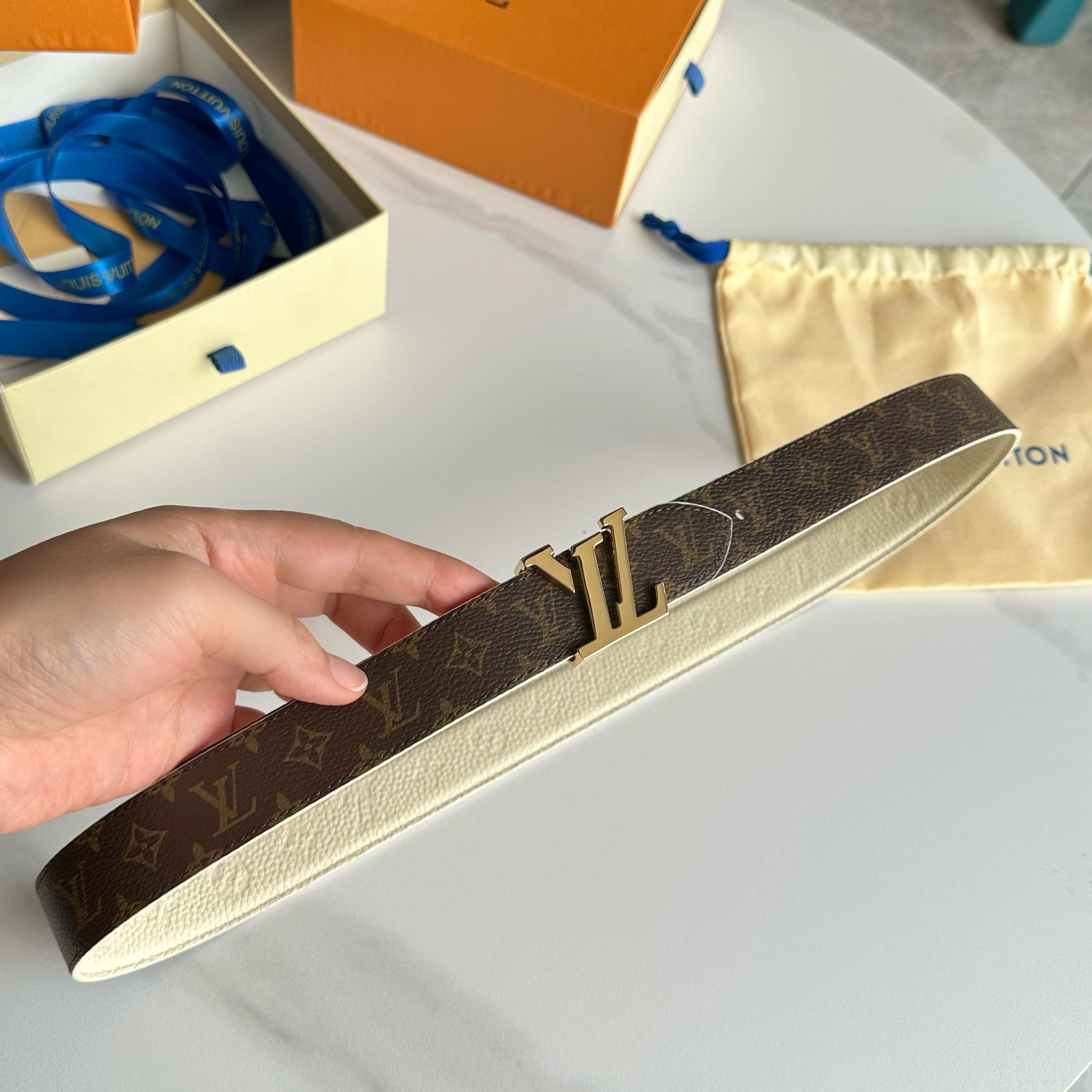 LOUIS VUITTON 原版包裝➕1.0 レディース腰帶 幅30mm